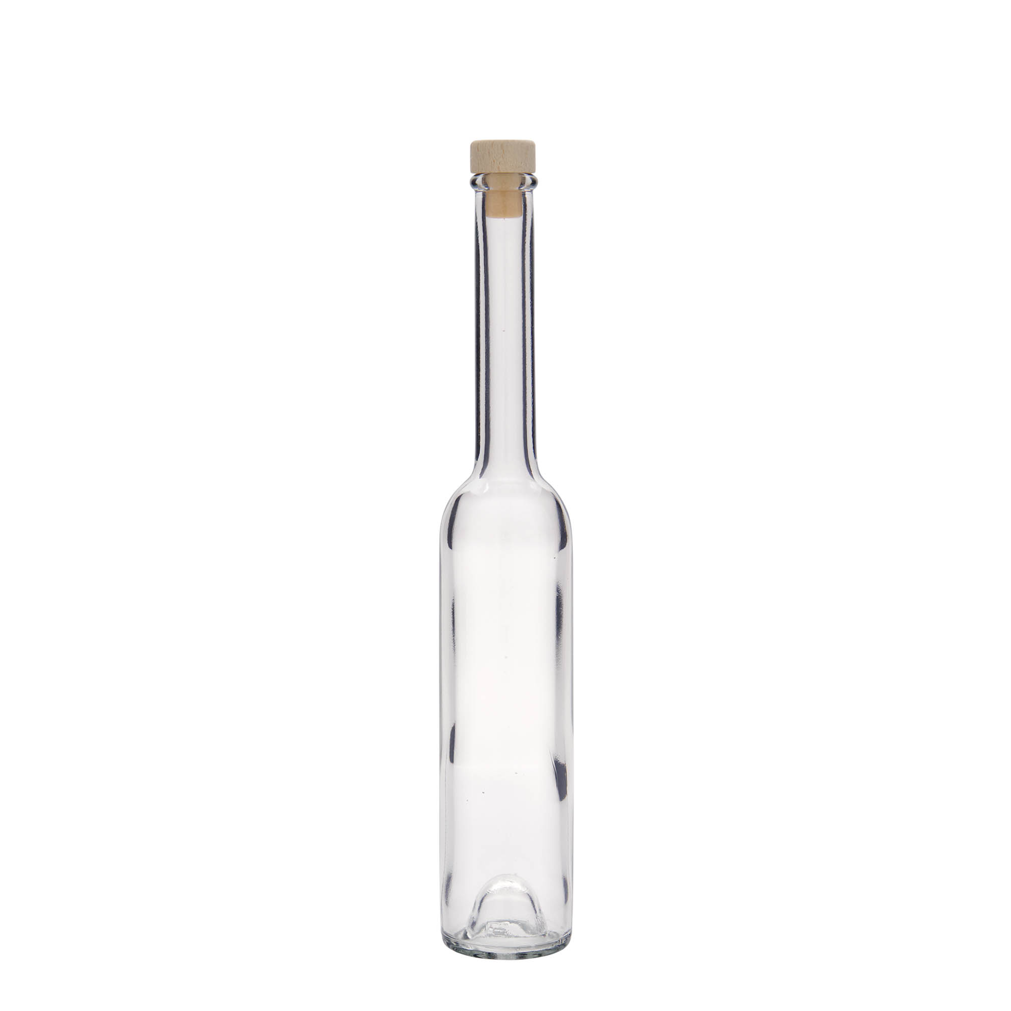 100 ml Glasflasche «Platina», Mündung: Kork