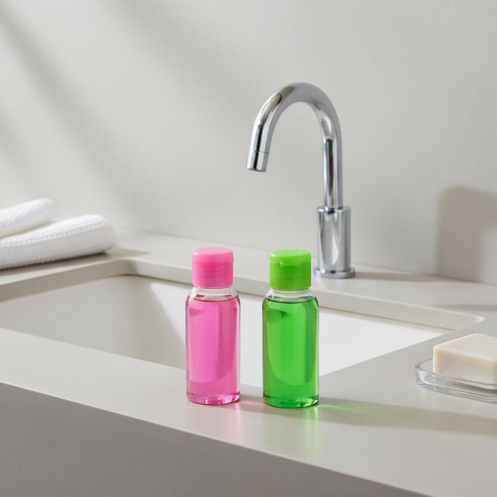 Schraubverschluss Klappscharnier, PP-Kunststoff, weiß, für Mündung: 24/410