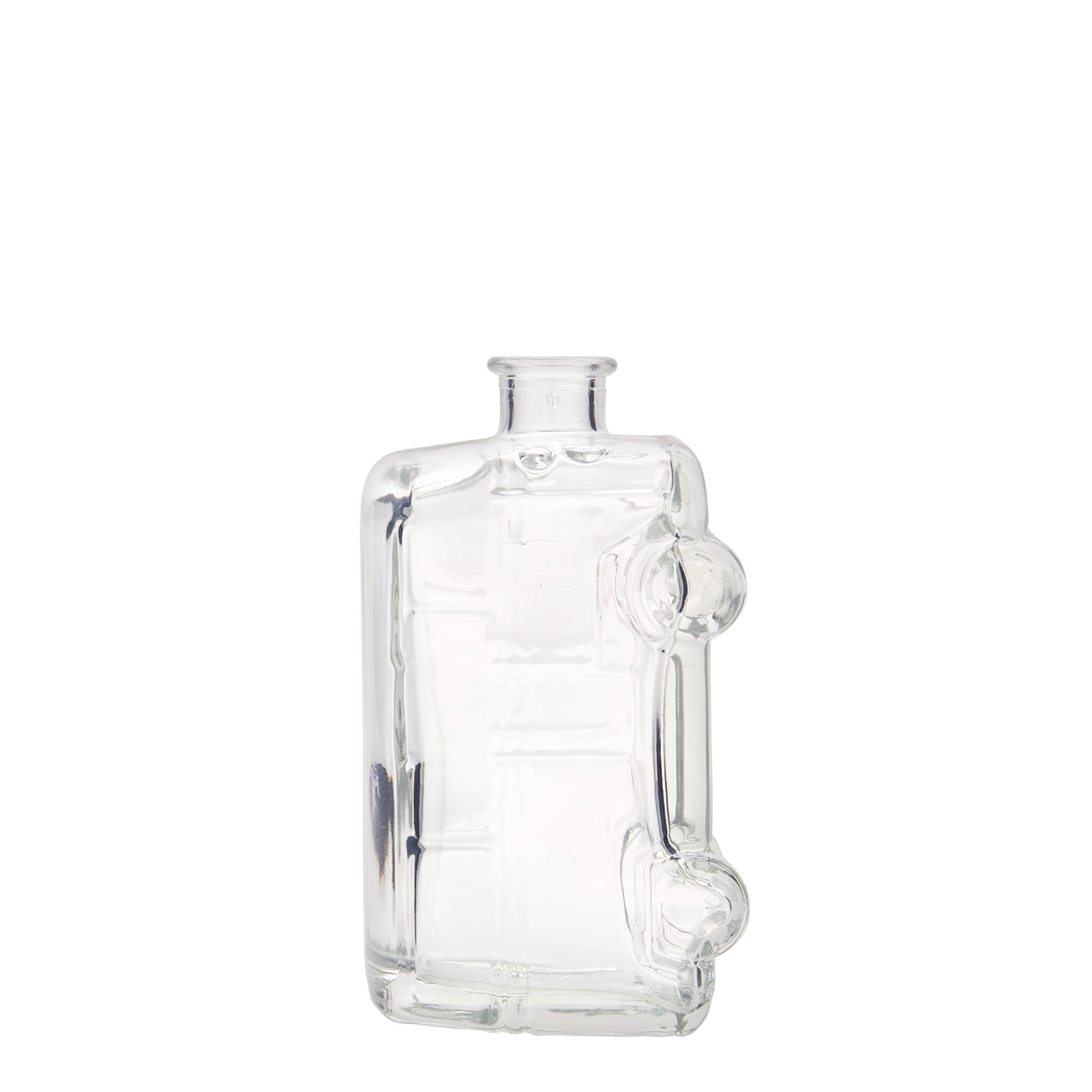 200 ml Glasflasche 'Bulli', Mündung: Kork 200 ml Glasflasche 'Bulli', Mündung: Kork