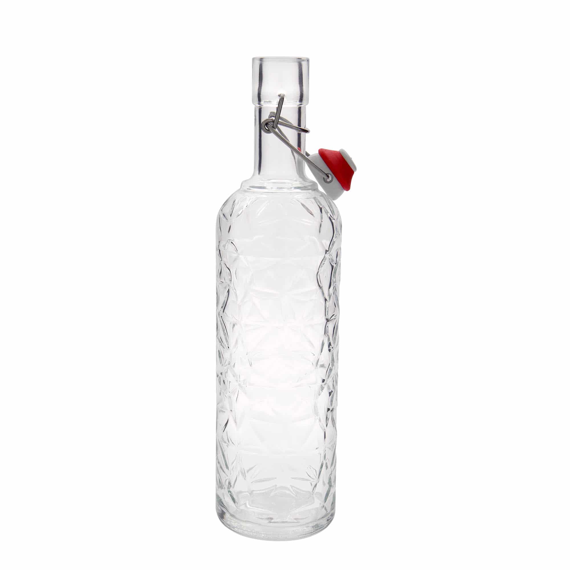 1.000 ml Glasflasche 'Oriente', Mündung: Bügelverschluss 1.000 ml Glasflasche 'Oriente', Mündung: Bügelverschluss