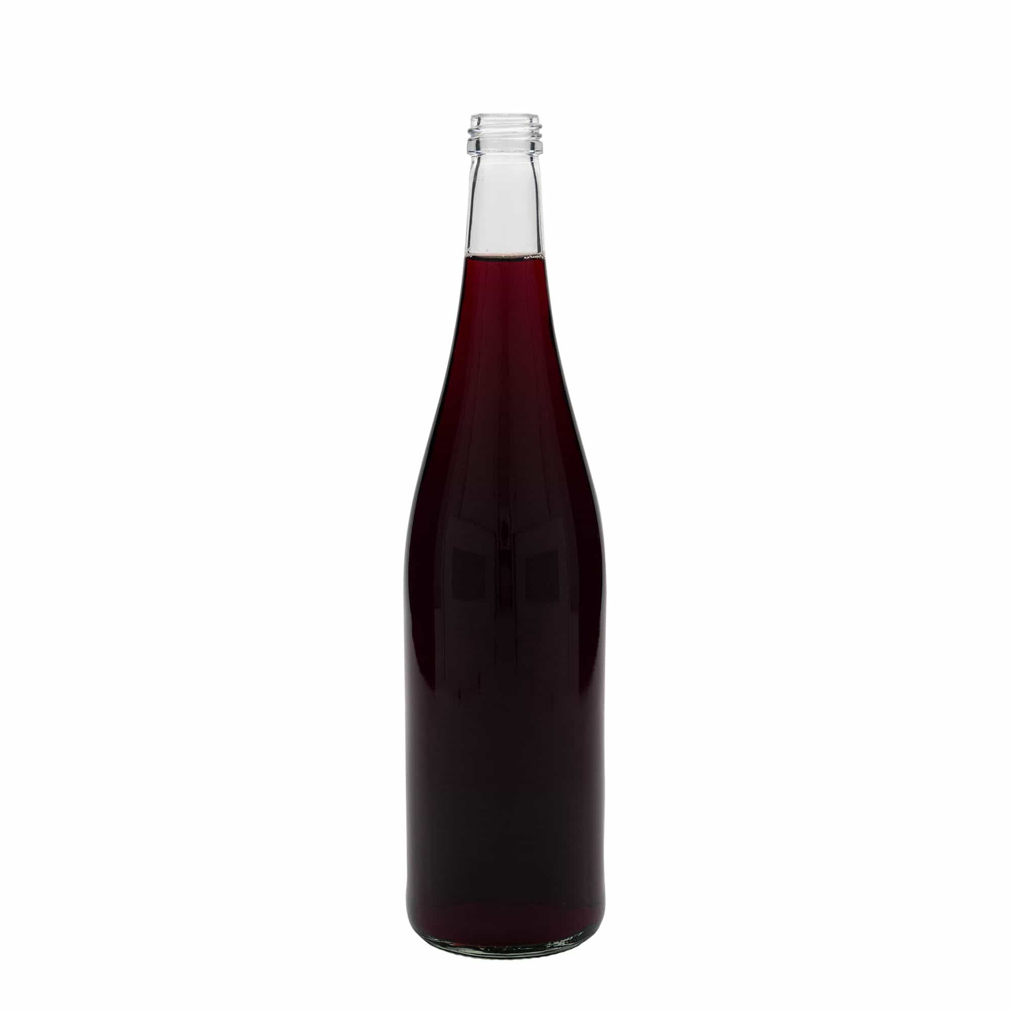 750 ml Glasflasche 'Weinschlegel', Mündung: PP 28 750 ml Glasflasche 'Weinschlegel', Mündung: PP 28