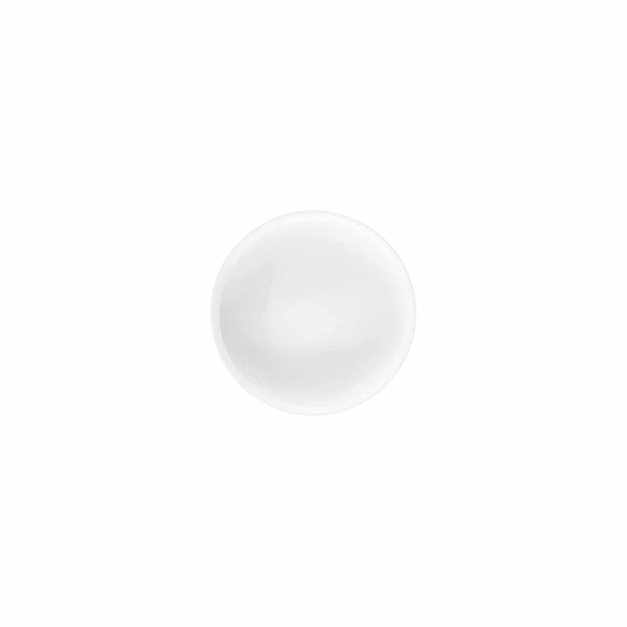 Schraubverschluss 'White Line' 6ml, PP-Kunststoff, weiß
