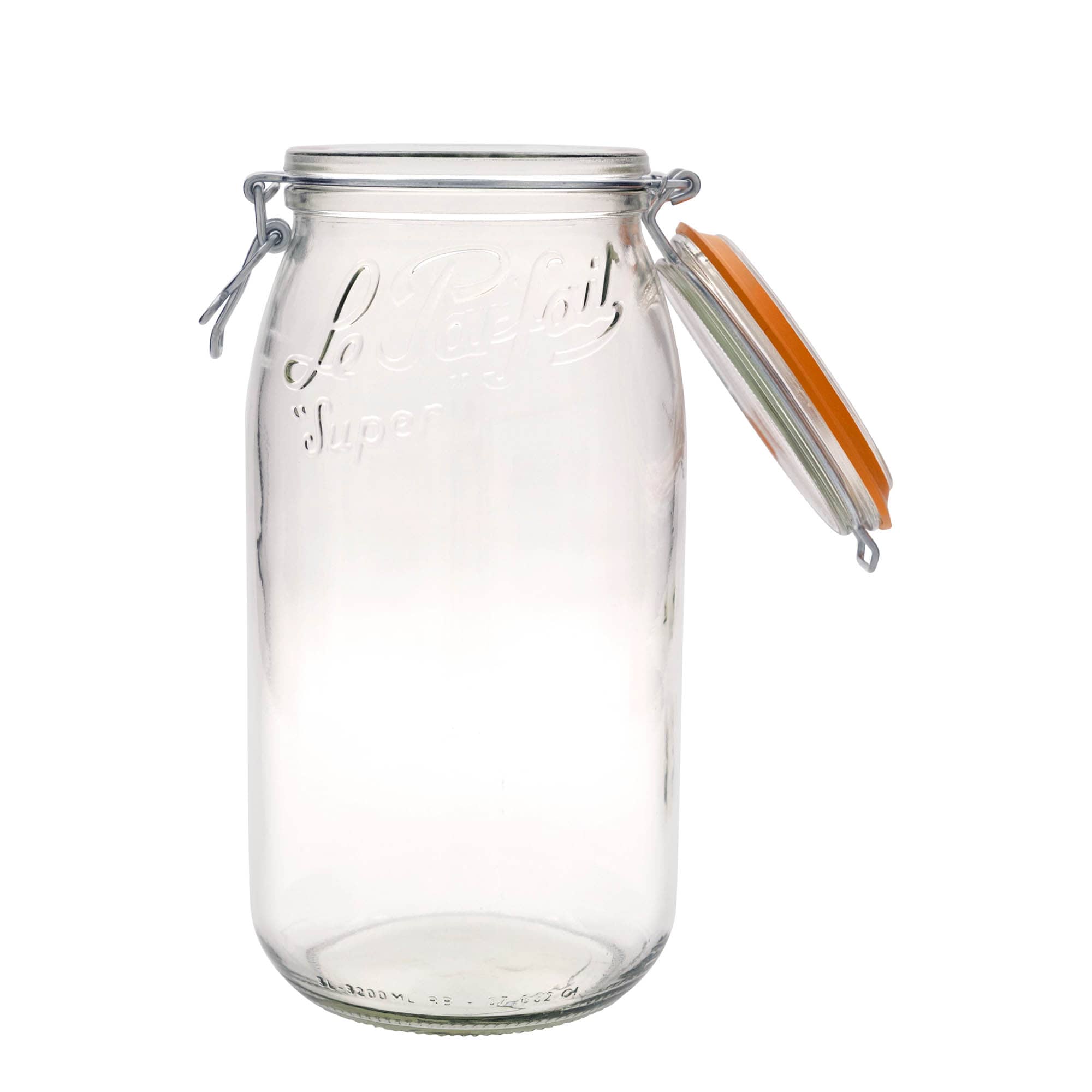 3.000 ml Drahtbügelglas «Le Parfait Super Bocal», Mündung: Drahtbügelverschluss