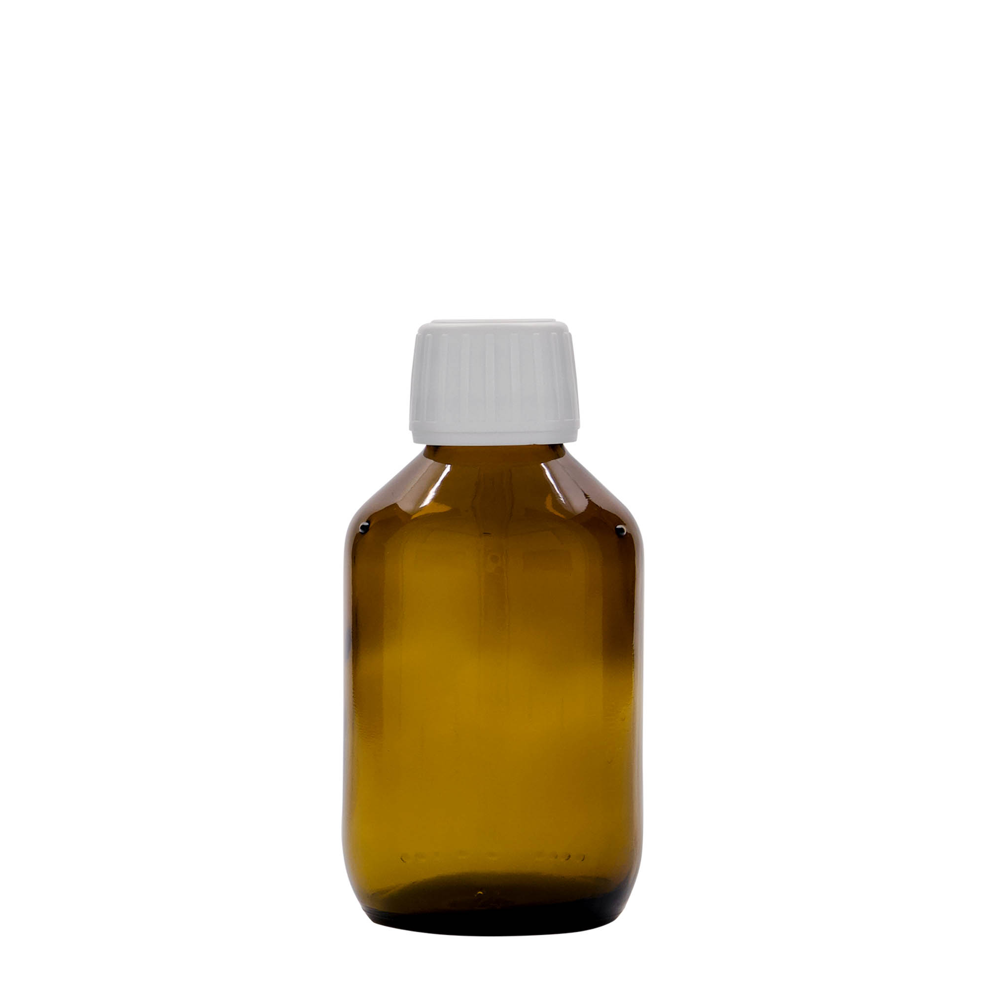 150 ml Medizinflasche, braun, Glas, Mündung: PP 28 150 ml Medizinflasche, braun, Glas, Mündung: PP 28