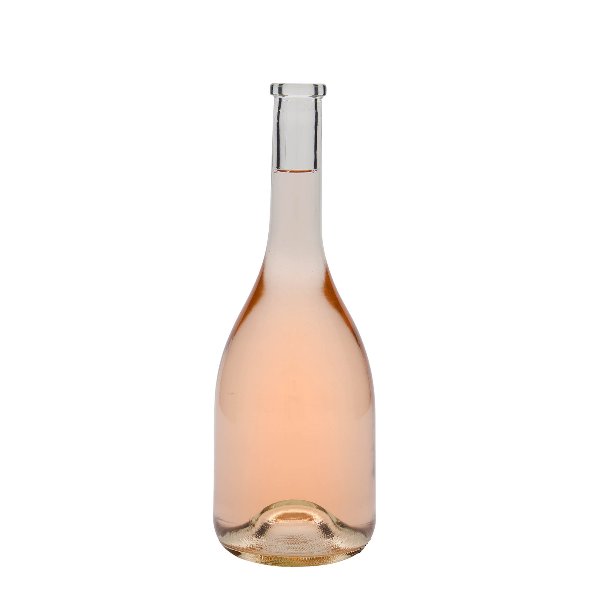 750 ml Glasflasche 'Rustica', Mündung: Kork 750 ml Glasflasche 'Rustica', Mündung: Kork