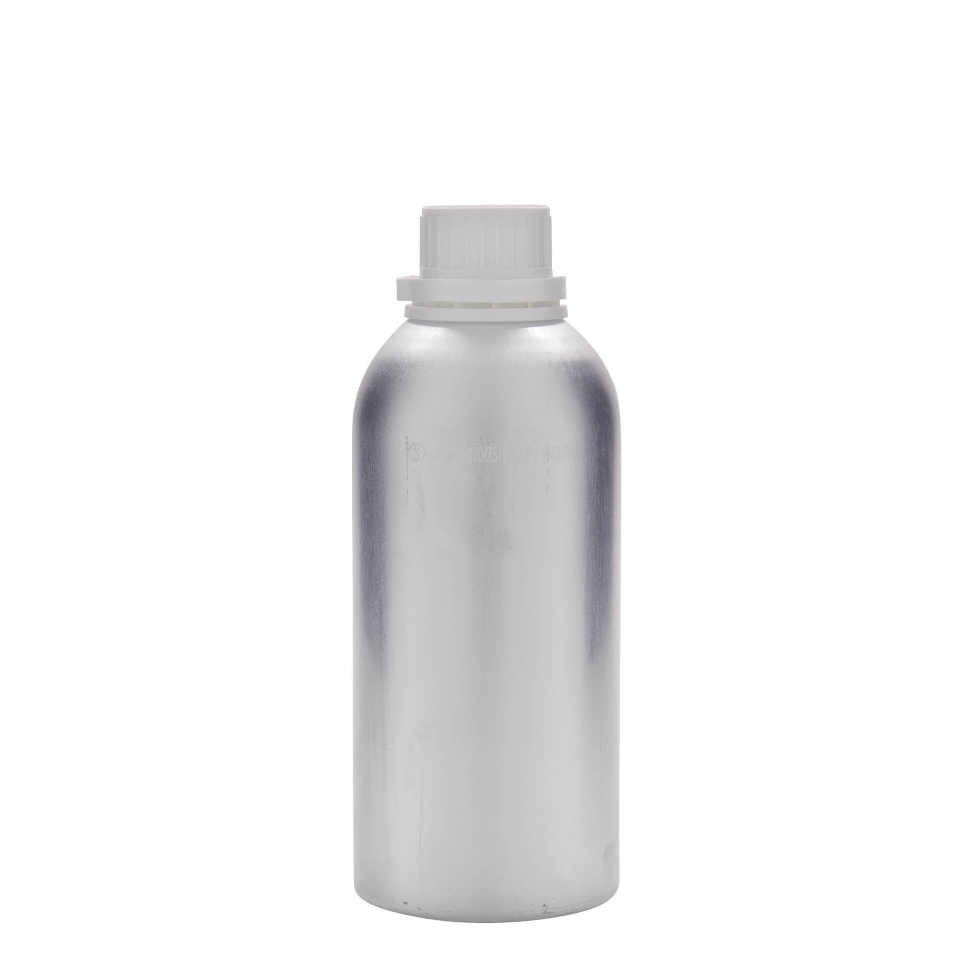 625 ml Aluminiumflasche, Metall, silber, Mündung: DIN 32 625 ml Aluminiumflasche, Metall, silber, Mündung: DIN 32