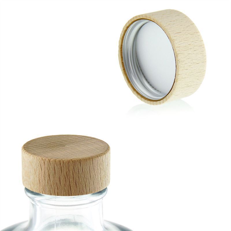 Schraubverschluss, Holz, beige, für Mündung: GPI 33/400 Schraubverschluss, Holz, beige, für Mündung: GPI 33/400