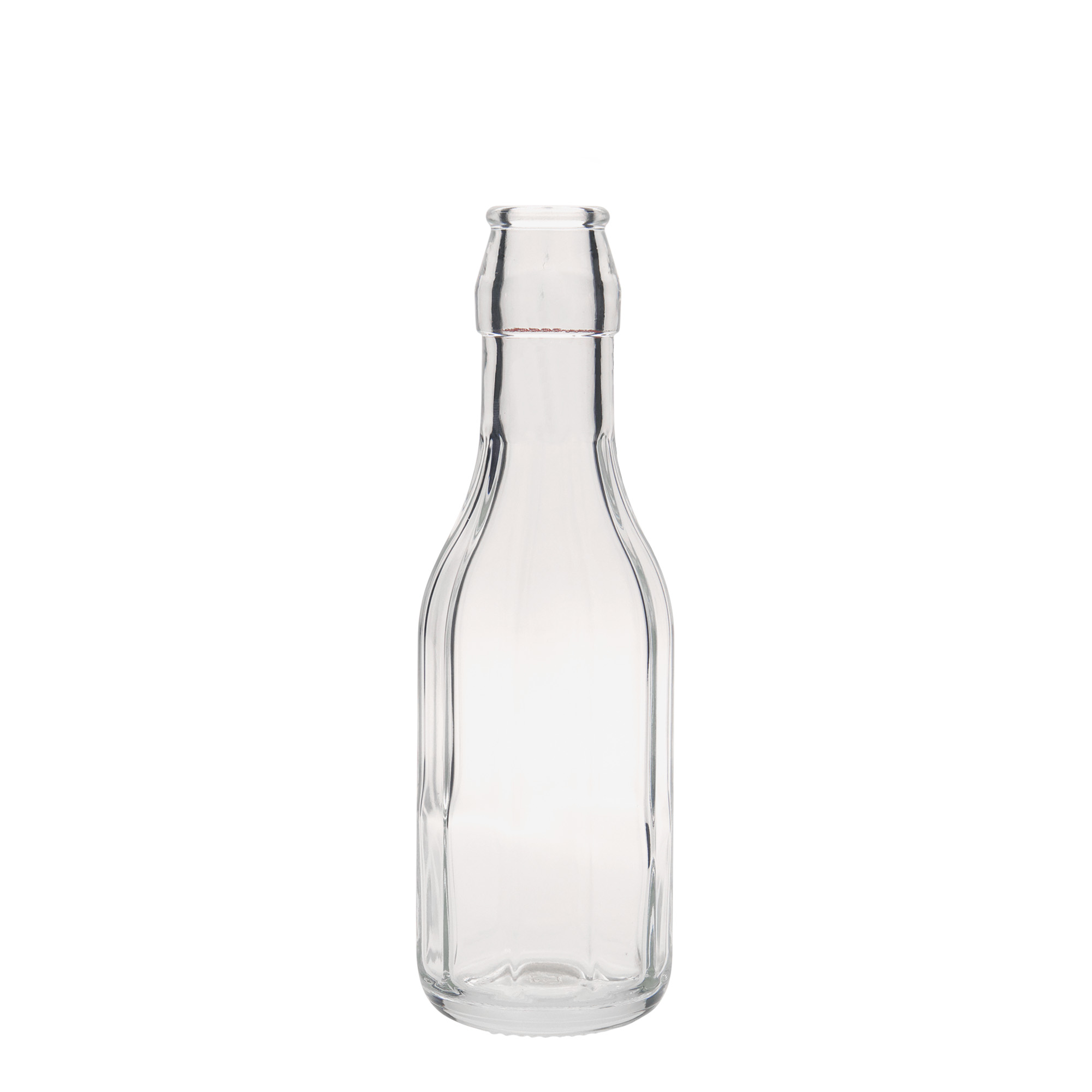 250 ml Glasflasche 'Bravo', zehneckig, Mündung: Bügelverschluss 250 ml Glasflasche 'Bravo', zehneckig, Mündung: Bügelverschluss