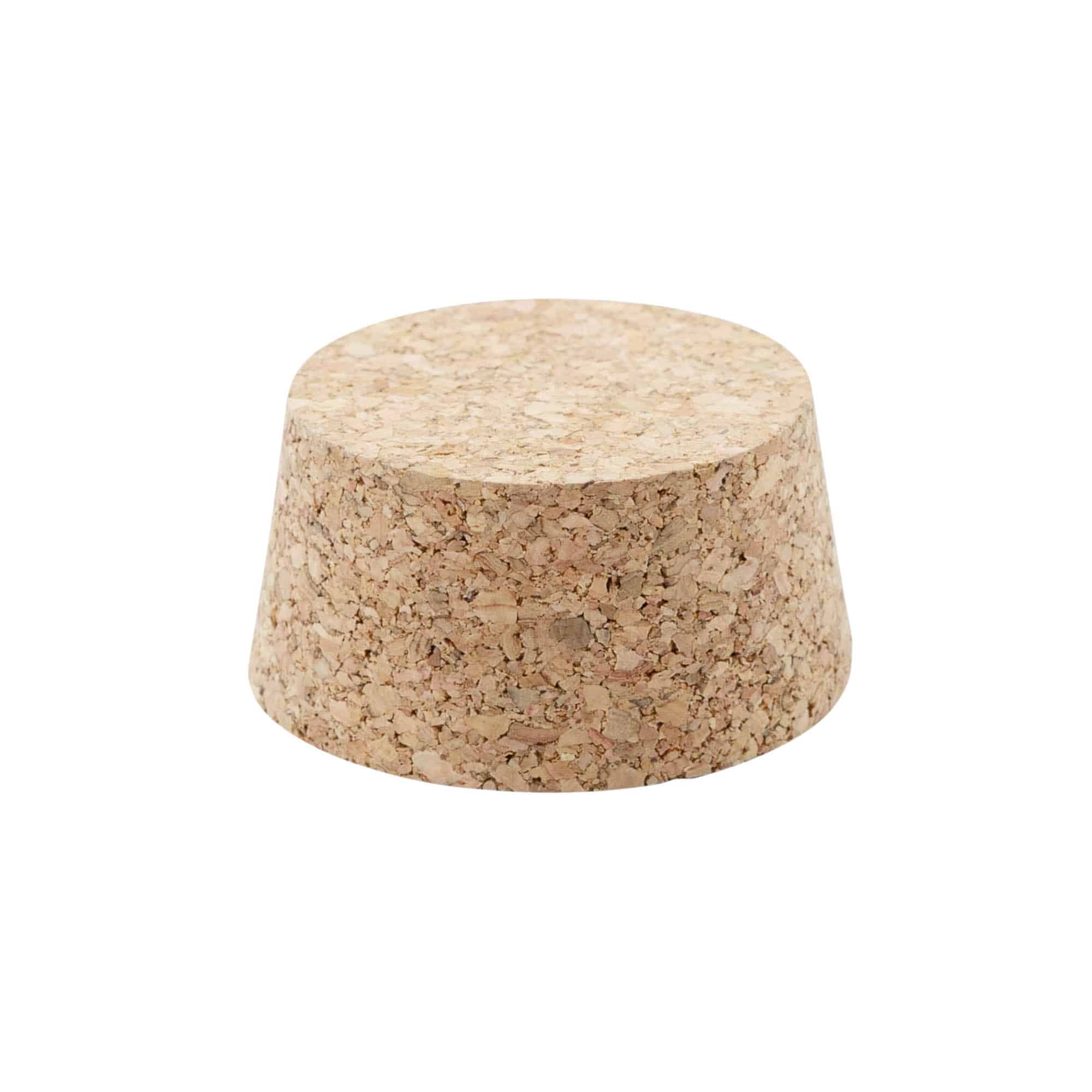 Spitzkorken 44-51 x 27, Presskork, beige, für Mündung: Kork