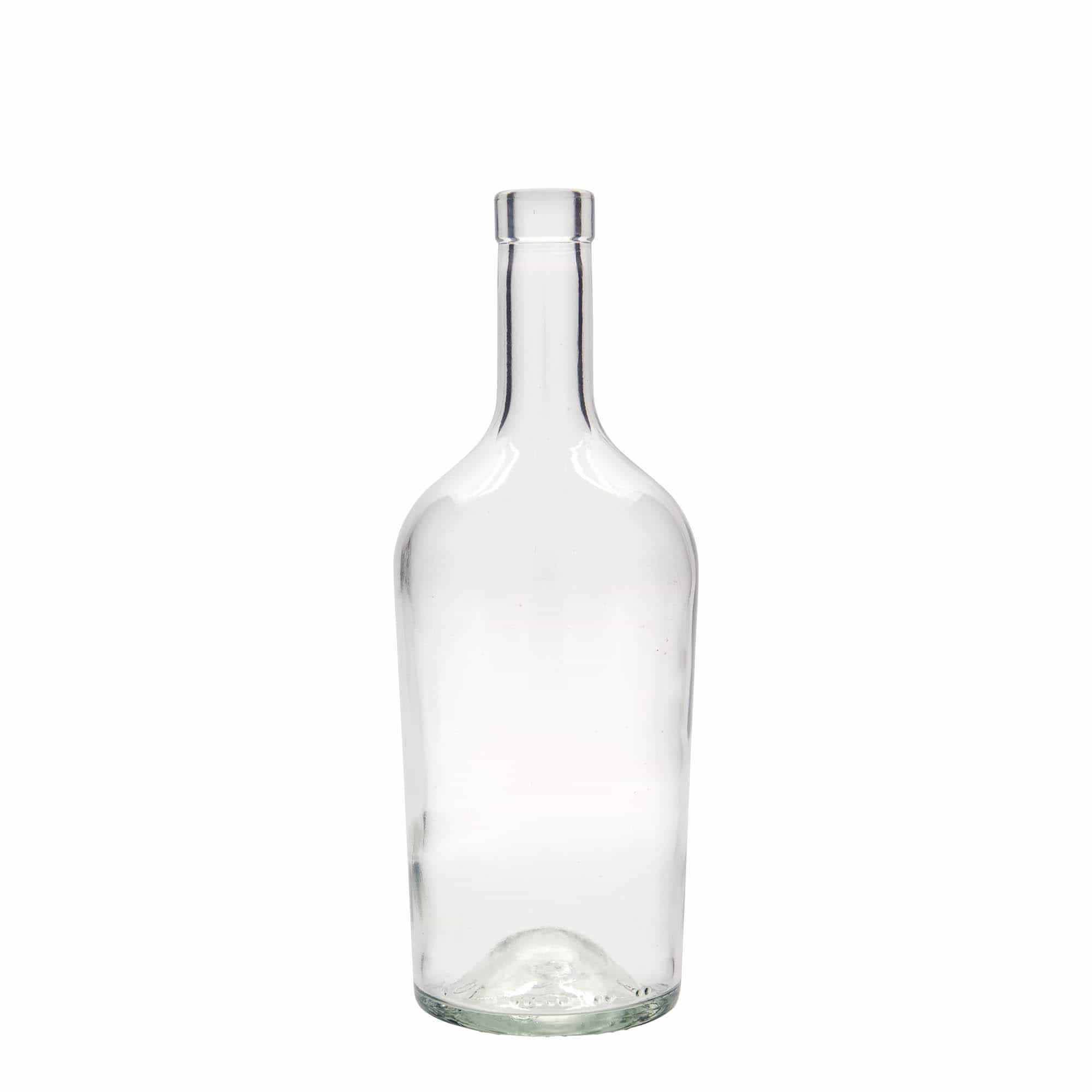 700 ml Glasflasche 'Margarethe', Mündung: Kork 700 ml Glasflasche 'Margarethe', Mündung: Kork