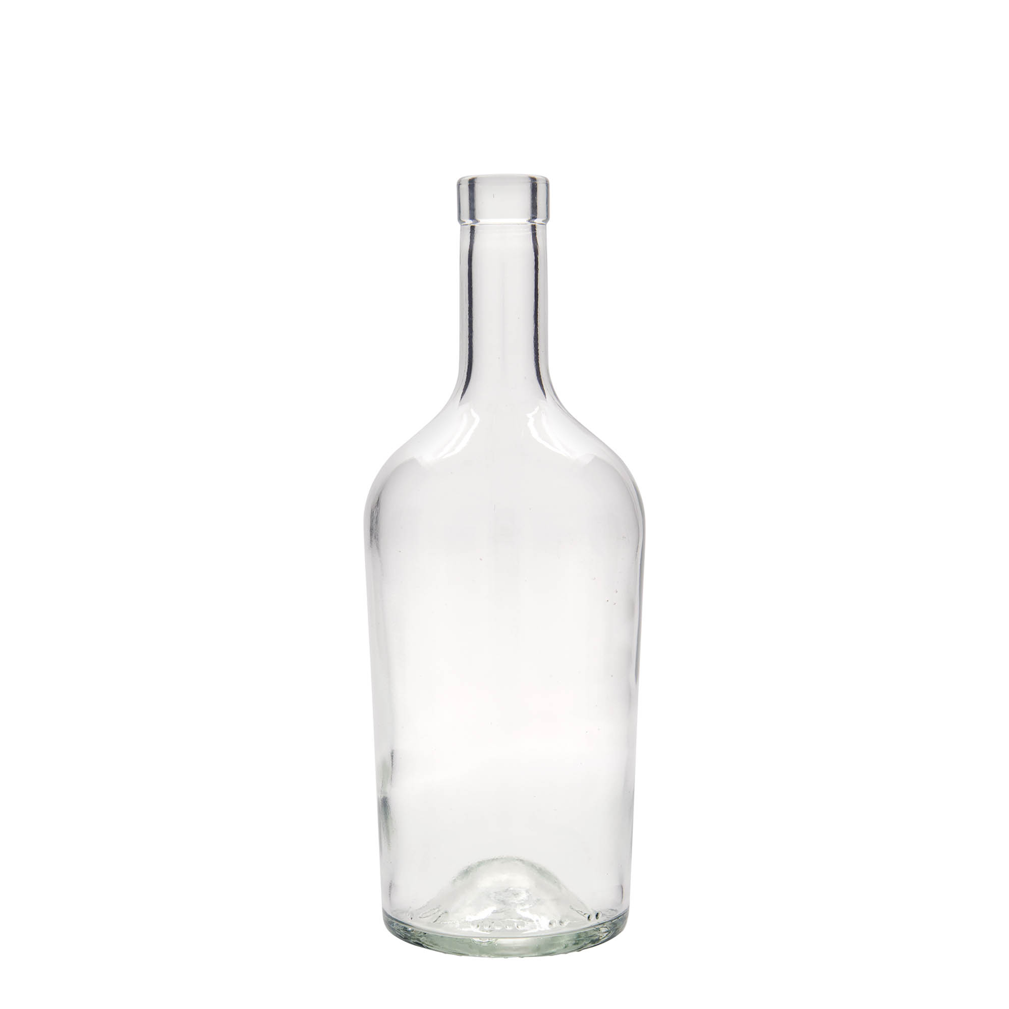 700 ml Glasflasche 'Margarethe', Mündung: Kork 700 ml Glasflasche 'Margarethe', Mündung: Kork