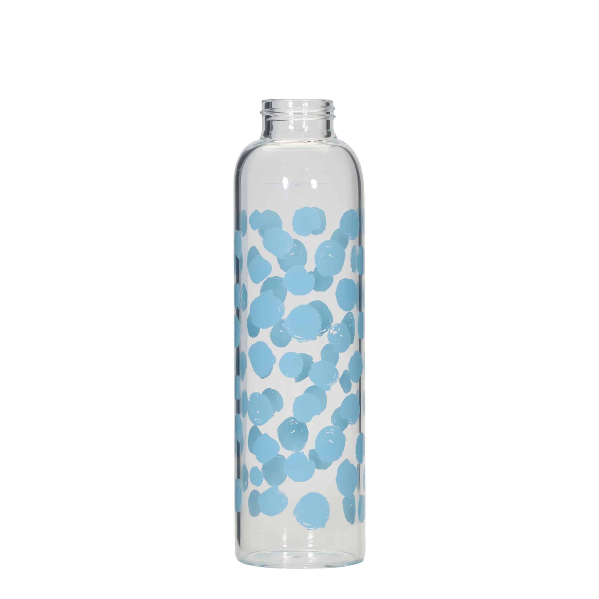 500 ml Trinkflasche «Perseus - Blaue Punkte», Mündung: Schraubverschluss