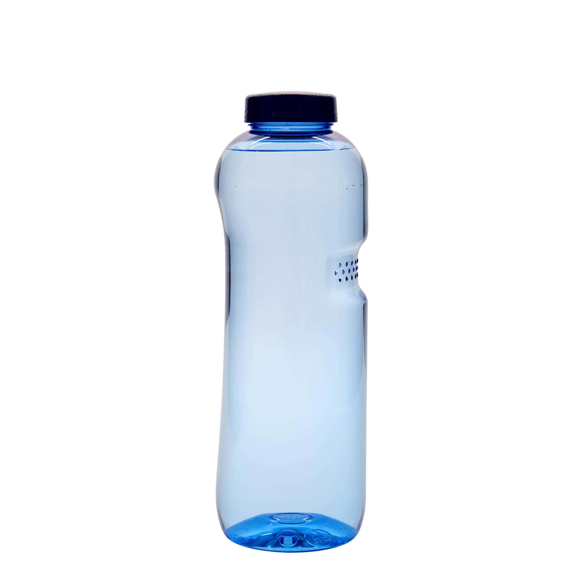 1.000 ml PET-Trinkflasche «Kavodrink», Kunststoff, blau