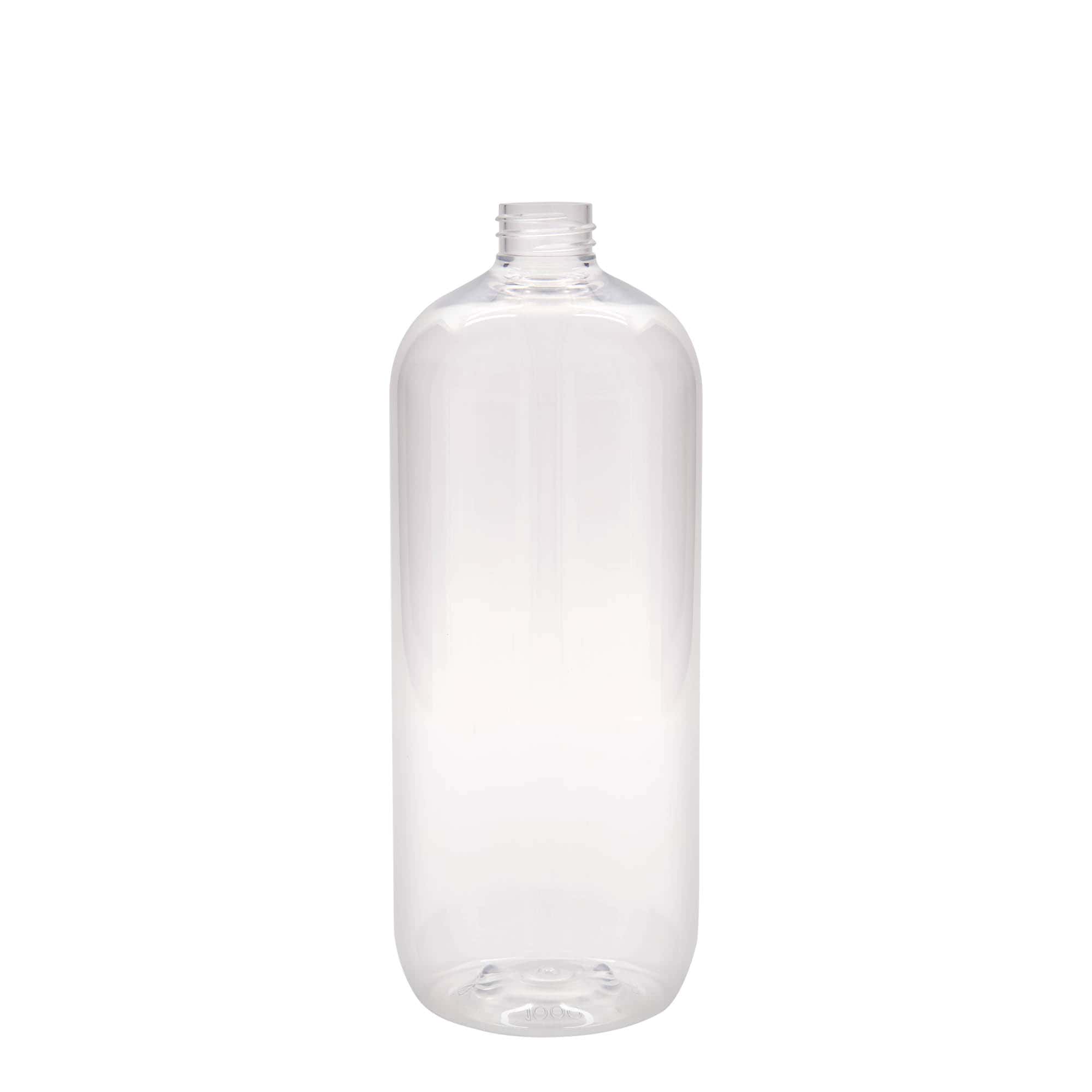 1.000 ml PET-Flasche 'Boston', Kunststoff, Mündung: GPI 28/410 1.000 ml PET-Flasche 'Boston', Kunststoff, Mündung: GPI 28/410