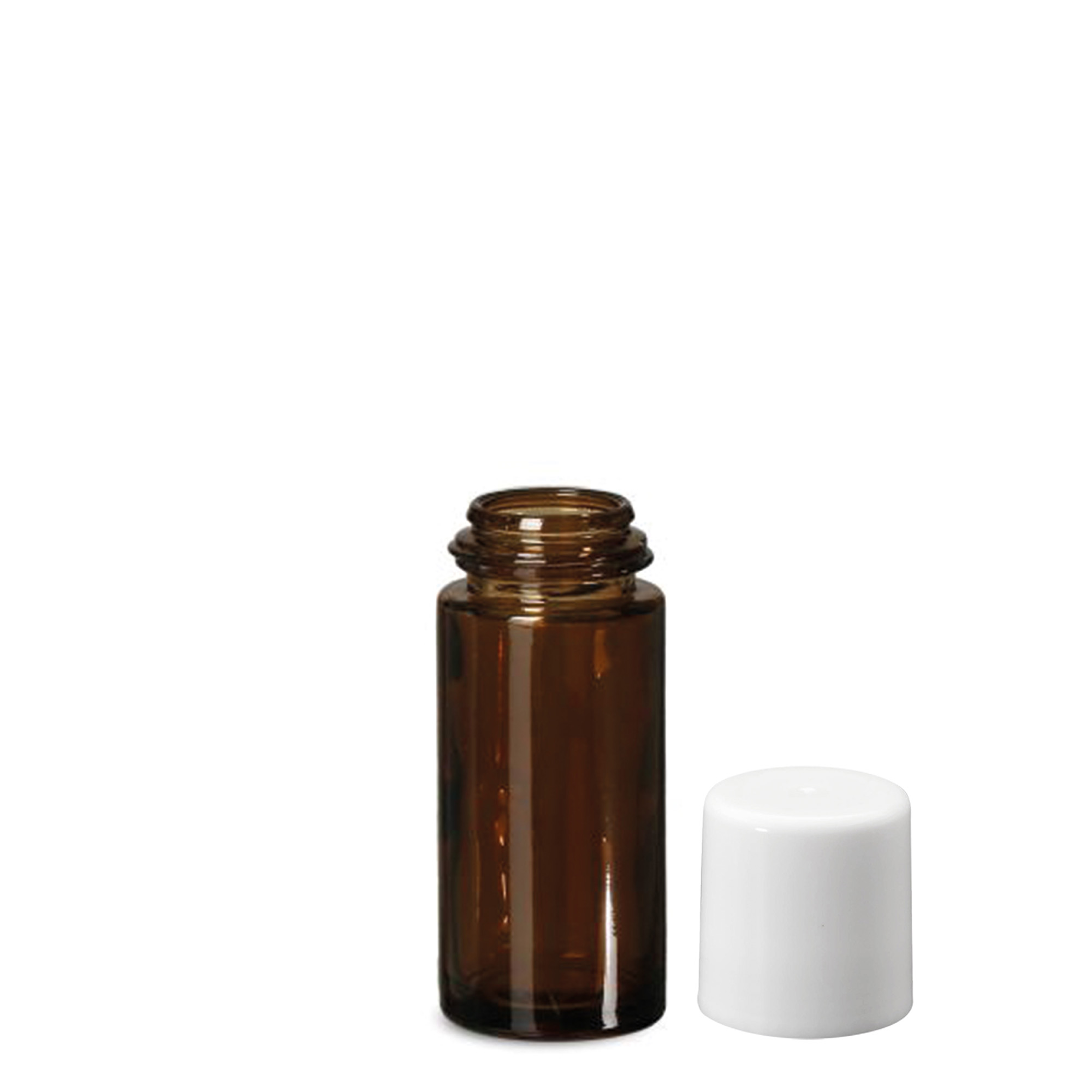 50 ml Roll-On-Flasche, Glas, braun, Mündung: Schraubverschluss 50 ml Roll-On-Flasche, Glas, braun, Mündung: Schraubverschluss