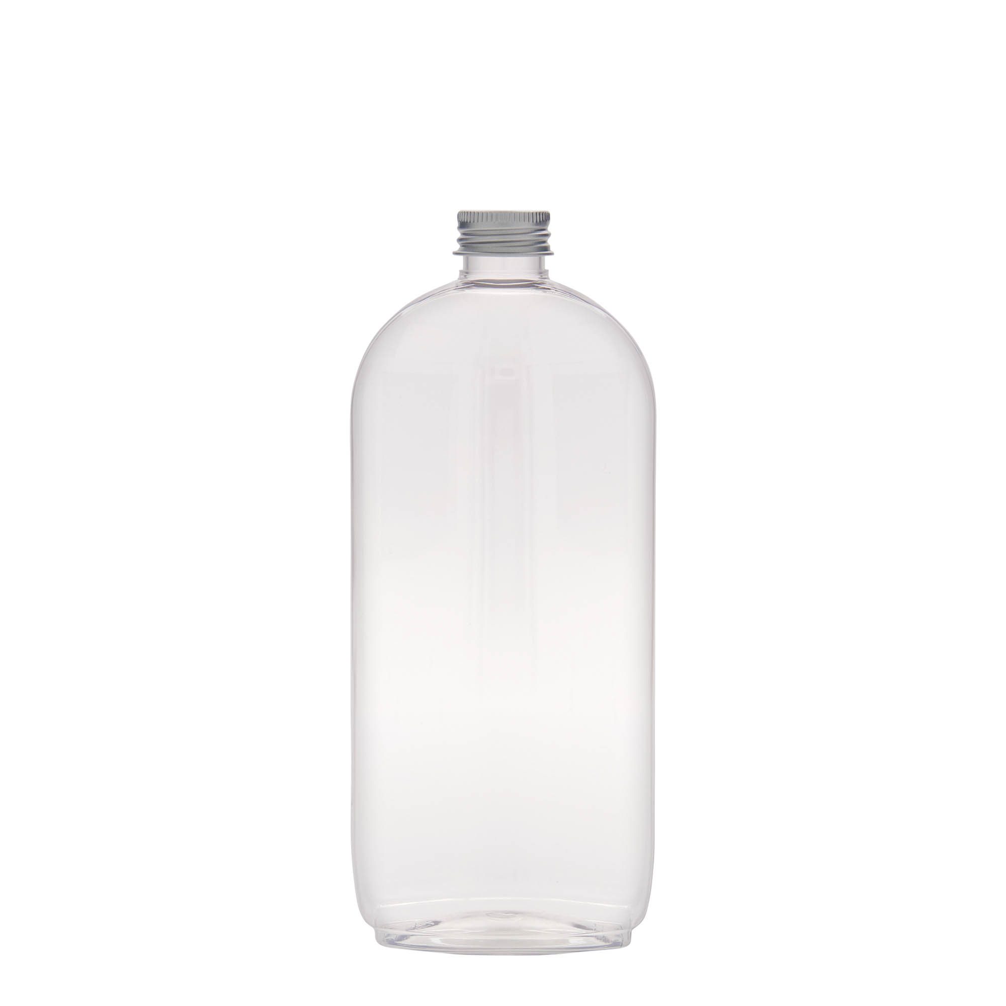 500 ml PET-Flasche 'Iris', oval, Kunststoff, Mündung: 24/410