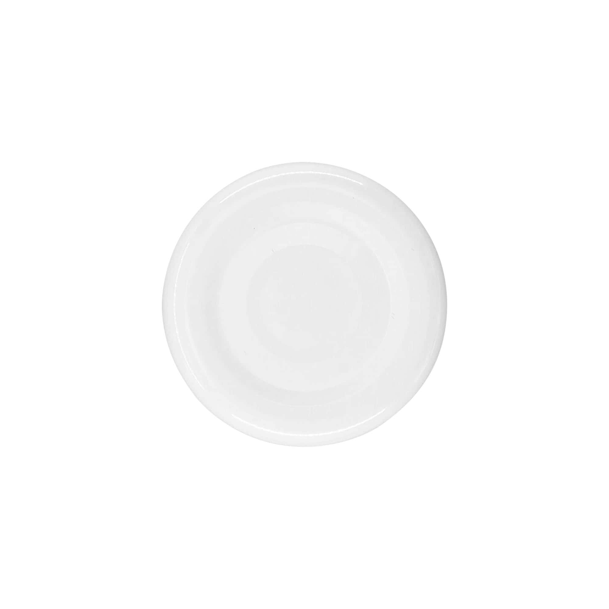 Twist-Off-Deckel, Weißblech, weiß, für Mündung: TO 38 Twist-Off-Deckel, Weißblech, weiß, für Mündung: TO 38