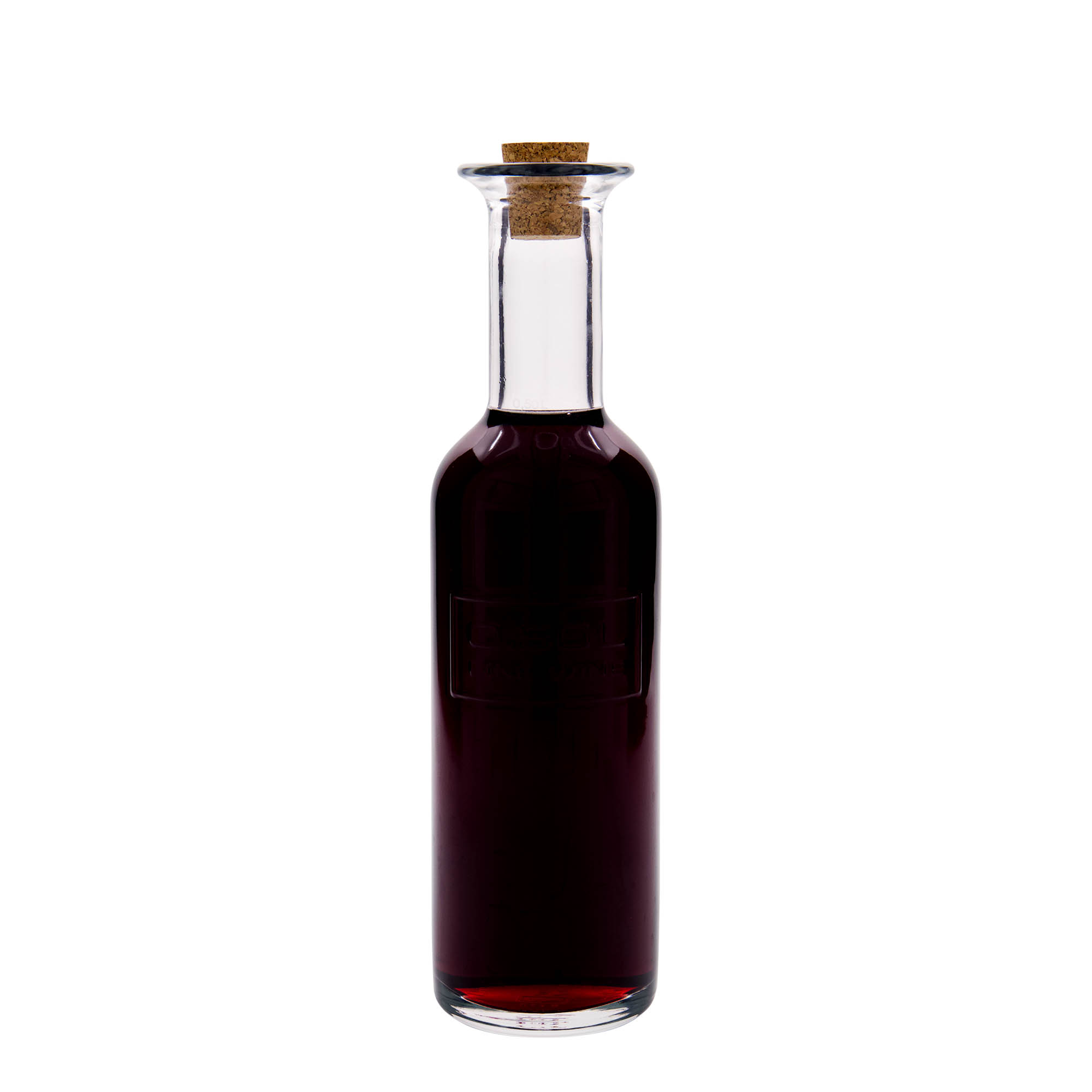 500 ml Glasflasche 'Optima Fine Wine', Mündung: Kork 500 ml Glasflasche 'Optima Fine Wine', Mündung: Kork