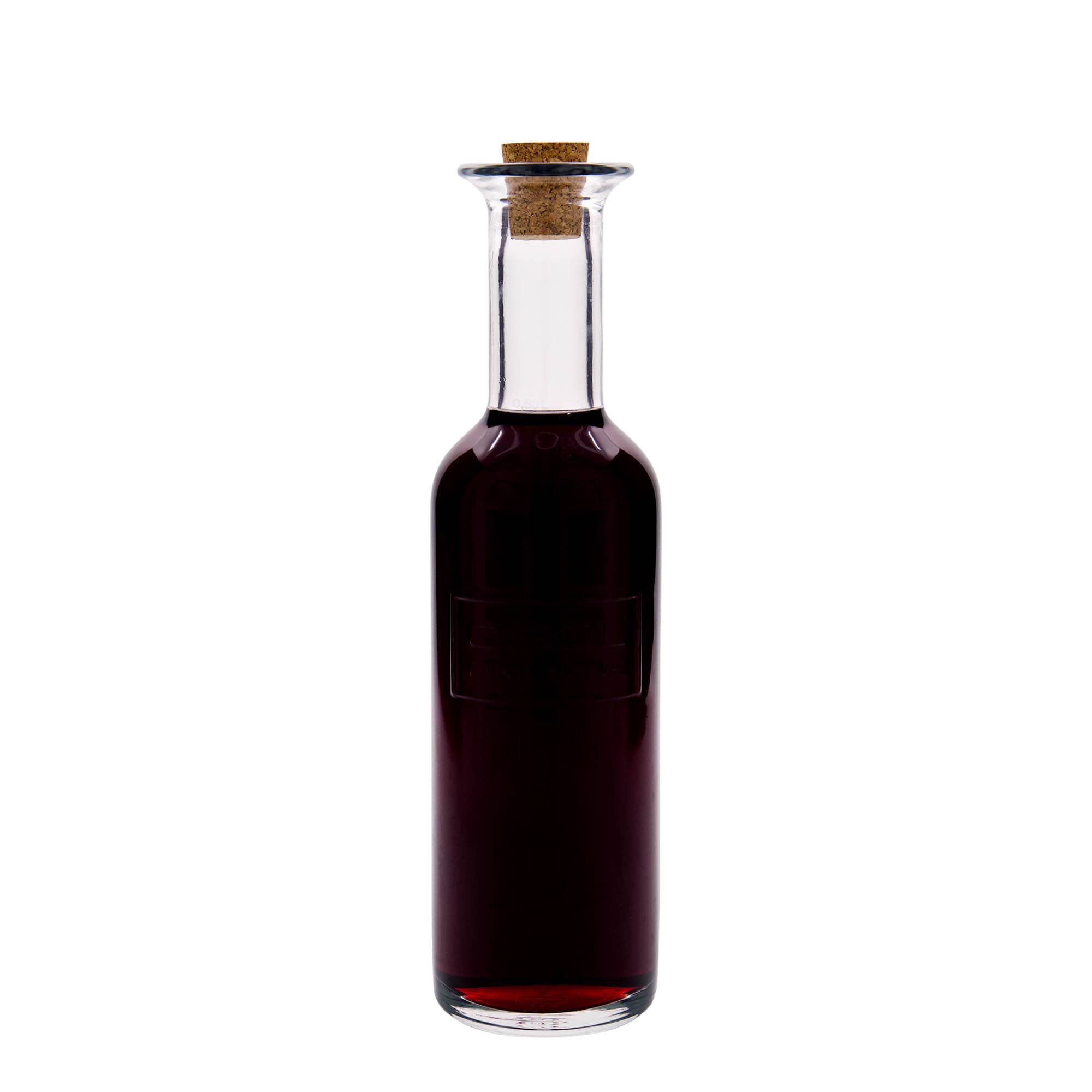 500 ml Glasflasche «Optima Fine Wine», Mündung: Kork