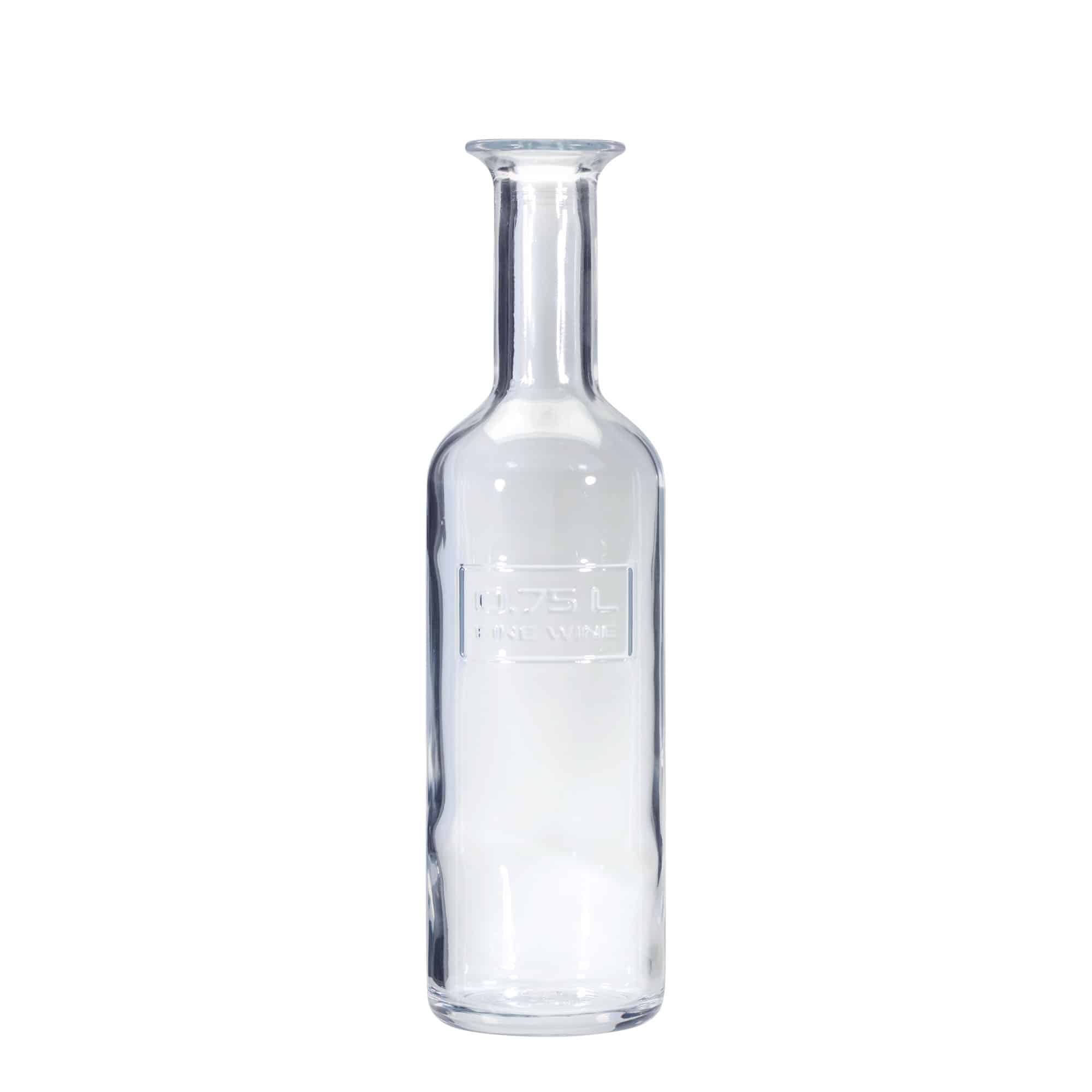 750 ml Glasflasche 'Optima Fine Wine', Mündung: Kork 750 ml Glasflasche 'Optima Fine Wine', Mündung: Kork