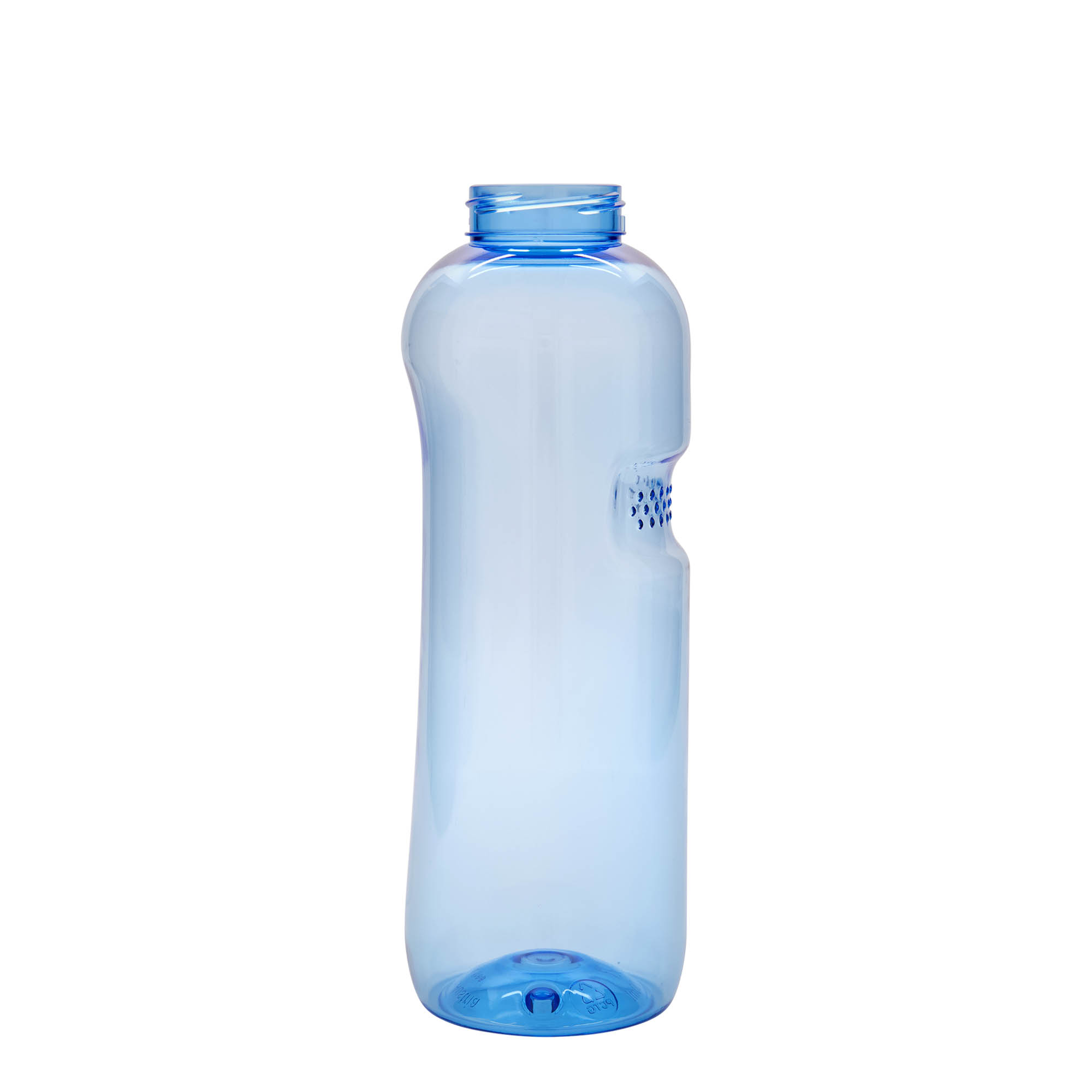 1.000 ml PET-Trinkflasche 'Kavodrink', Kunststoff, blau