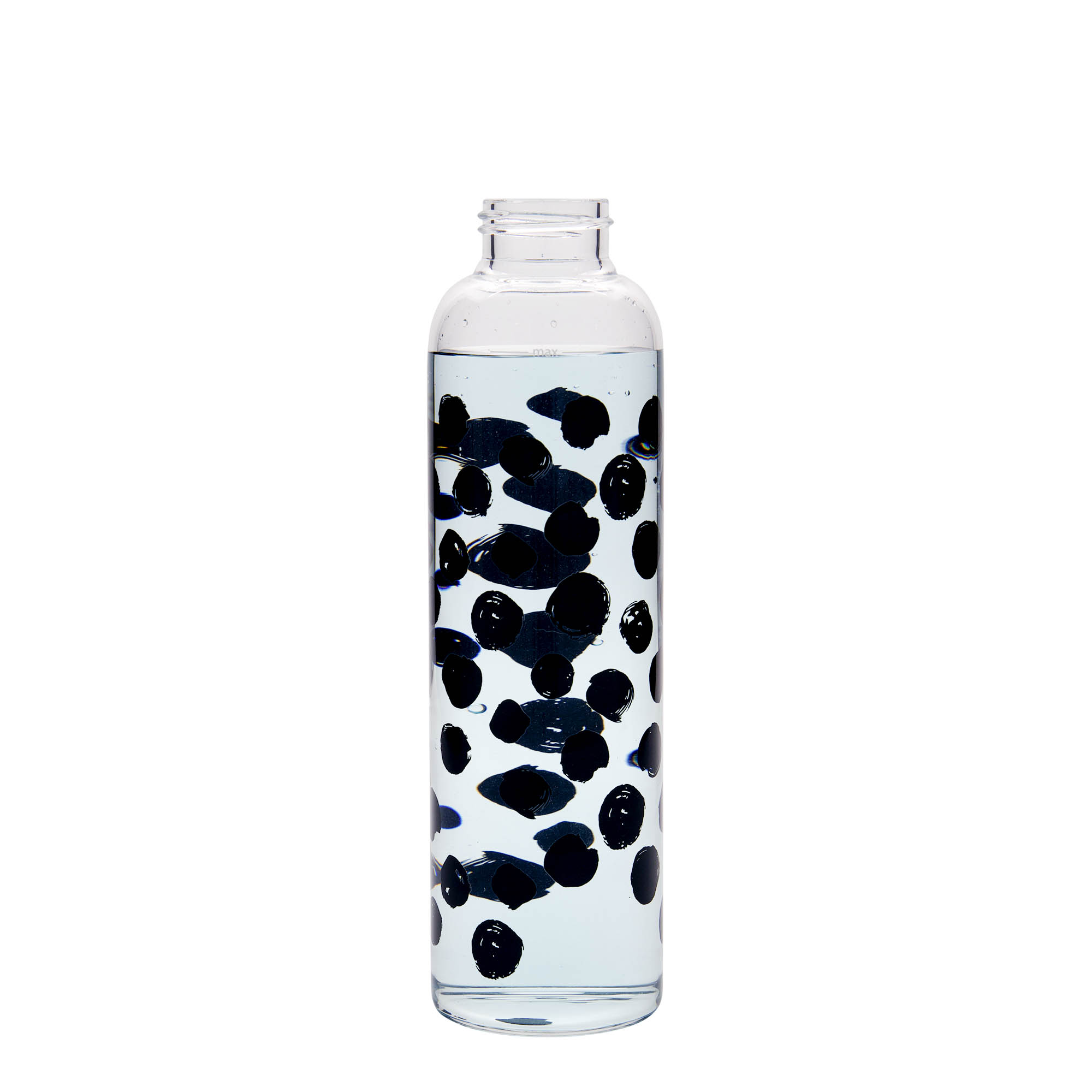 500 ml Trinkflasche 'Perseus - Schwarze Punkte', Mündung: Schraubverschluss 500 ml Trinkflasche 'Perseus - Schwarze Punkte', Mündung: Schraubverschluss