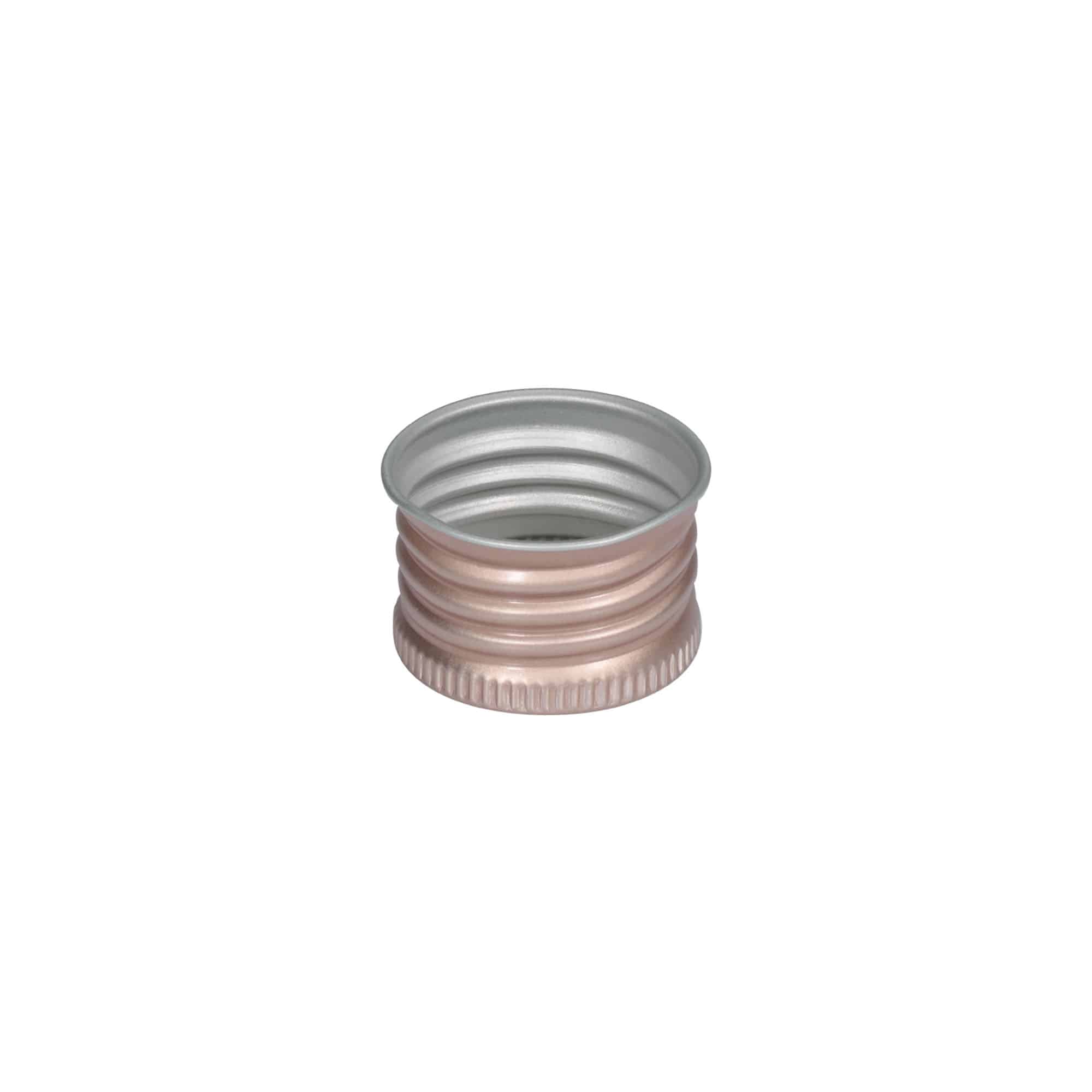 Schraubverschluss, Metall, rosa, für Mündung: 24/410