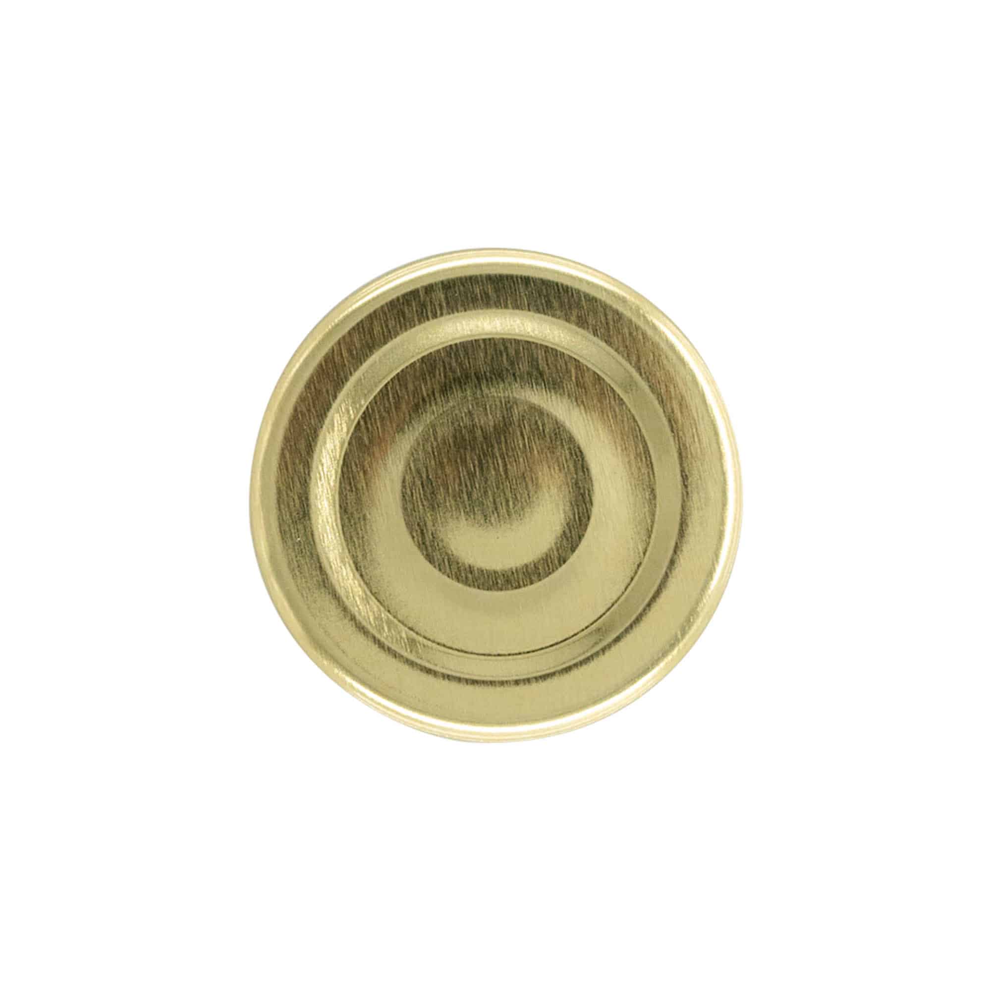 Twist-Off-Deckel, Weißblech, sterilisierbar, gold, für Mündung: TO 43