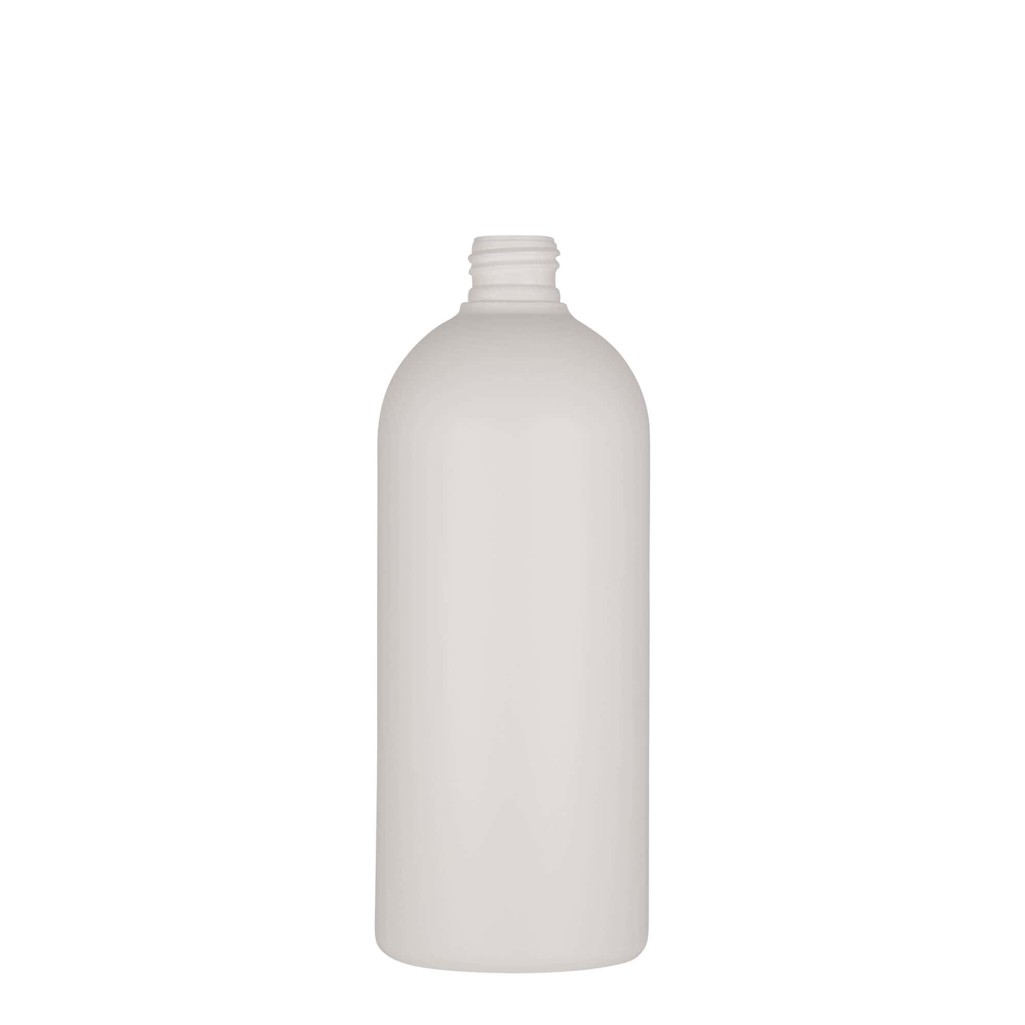500 ml Kunststoffflasche «Tuffy», HDPE, weiss, Mündung:  24/410
