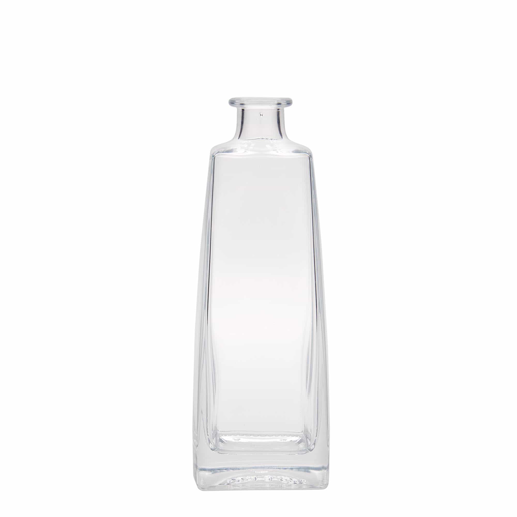 500 ml Glasflasche 'Timmy', rechteckig, Mündung: Kork 500 ml Glasflasche 'Timmy', rechteckig, Mündung: Kork