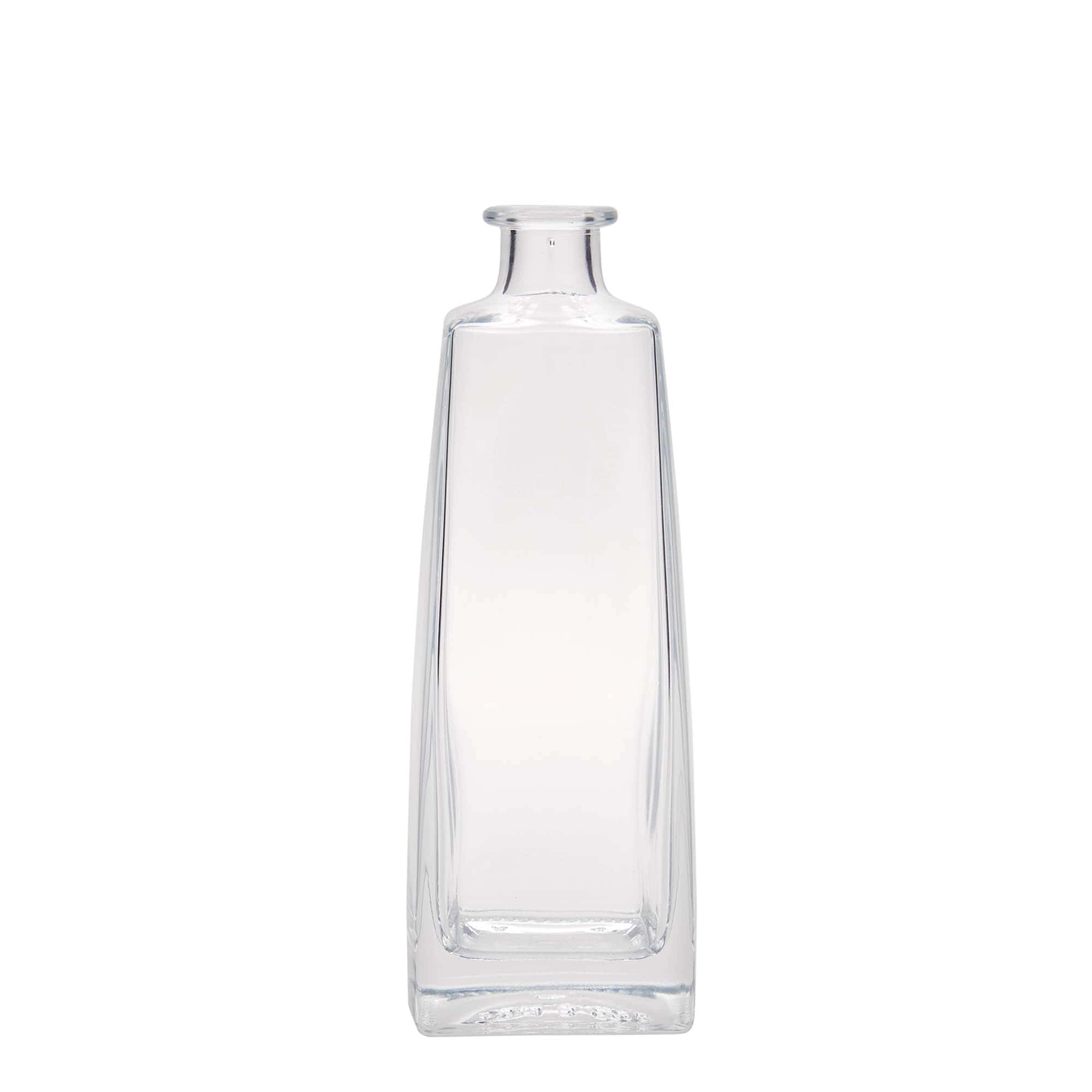 500 ml Glasflasche «Timmy», rechteckig, Mündung: Kork