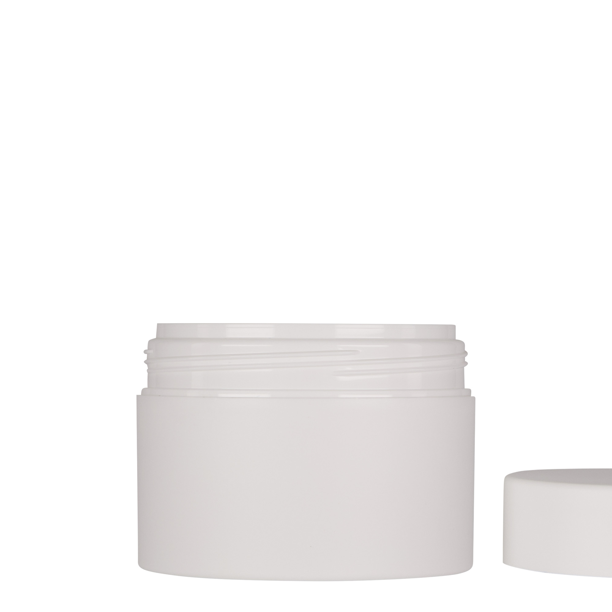 200 ml Kunststoffdose «Antonella», PP, weiss, Mündung: Schraubverschluss
