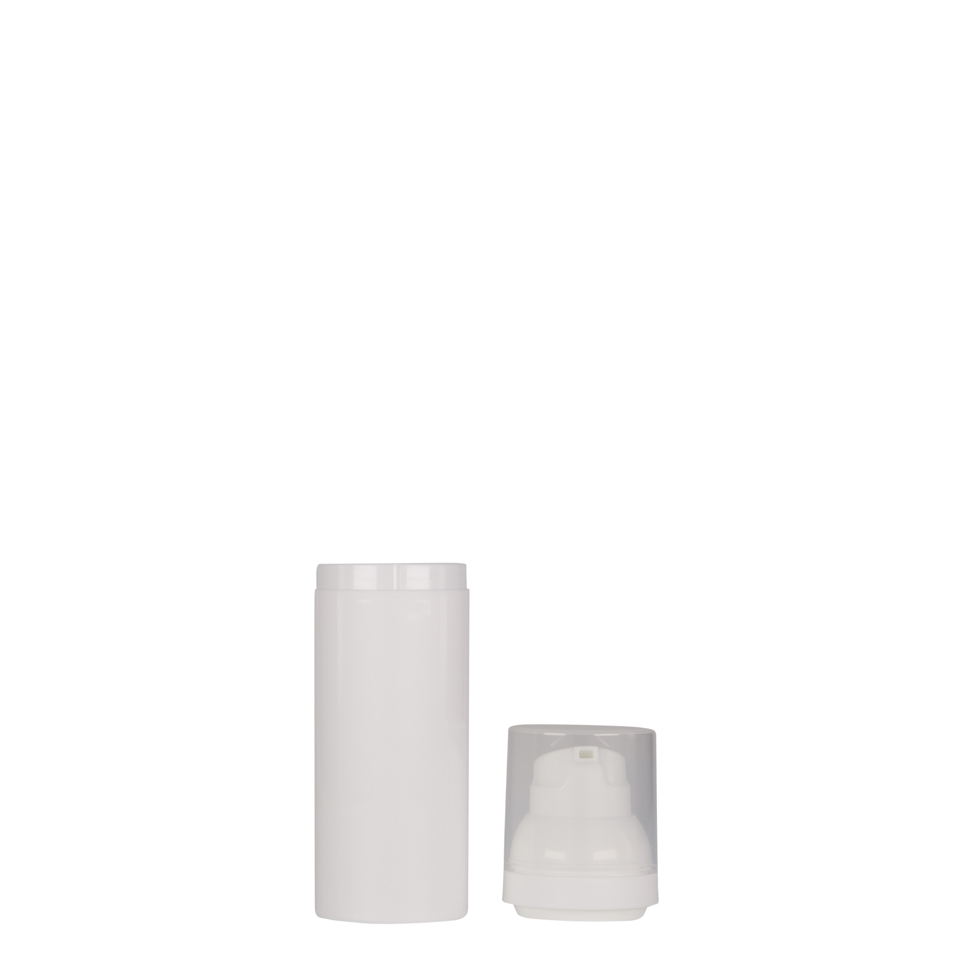 50 ml Airless Dispenser «Mezzo», PP-Kunststoff, weiss