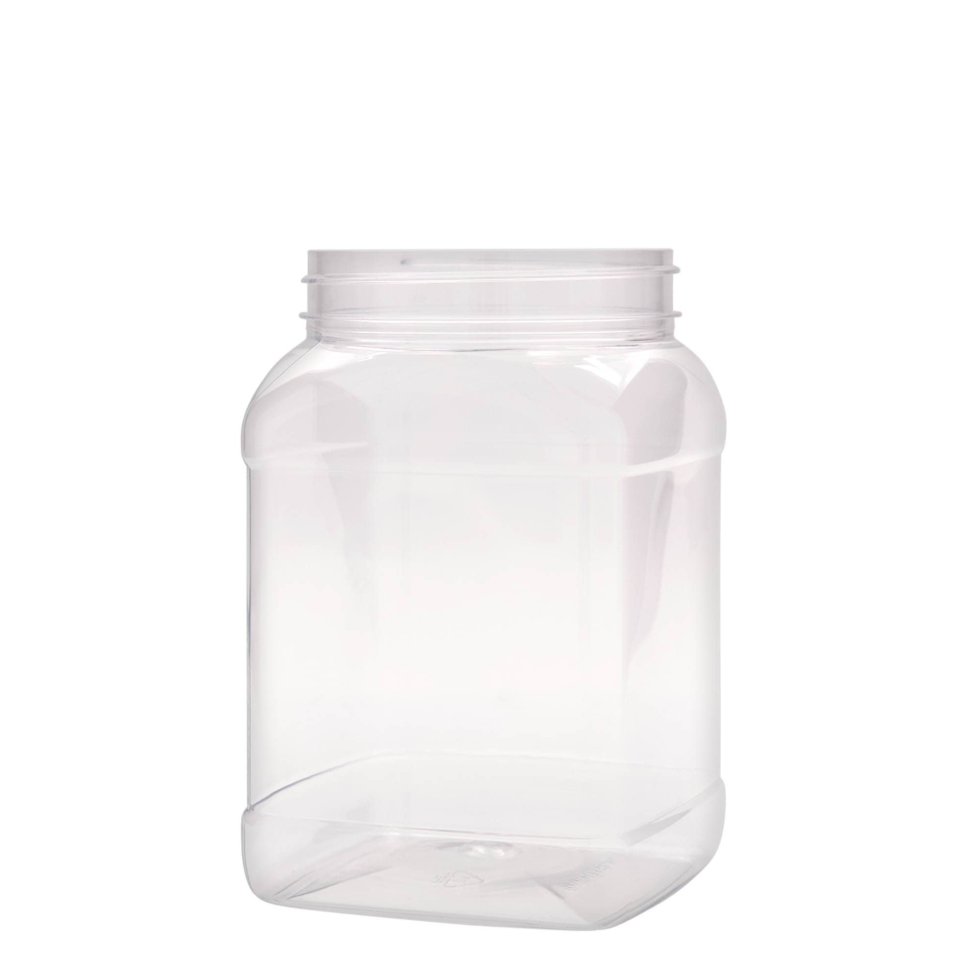 1.500 ml PET-Dose «Dana», quadratisch, Kunststoff, Mündung: 100/400