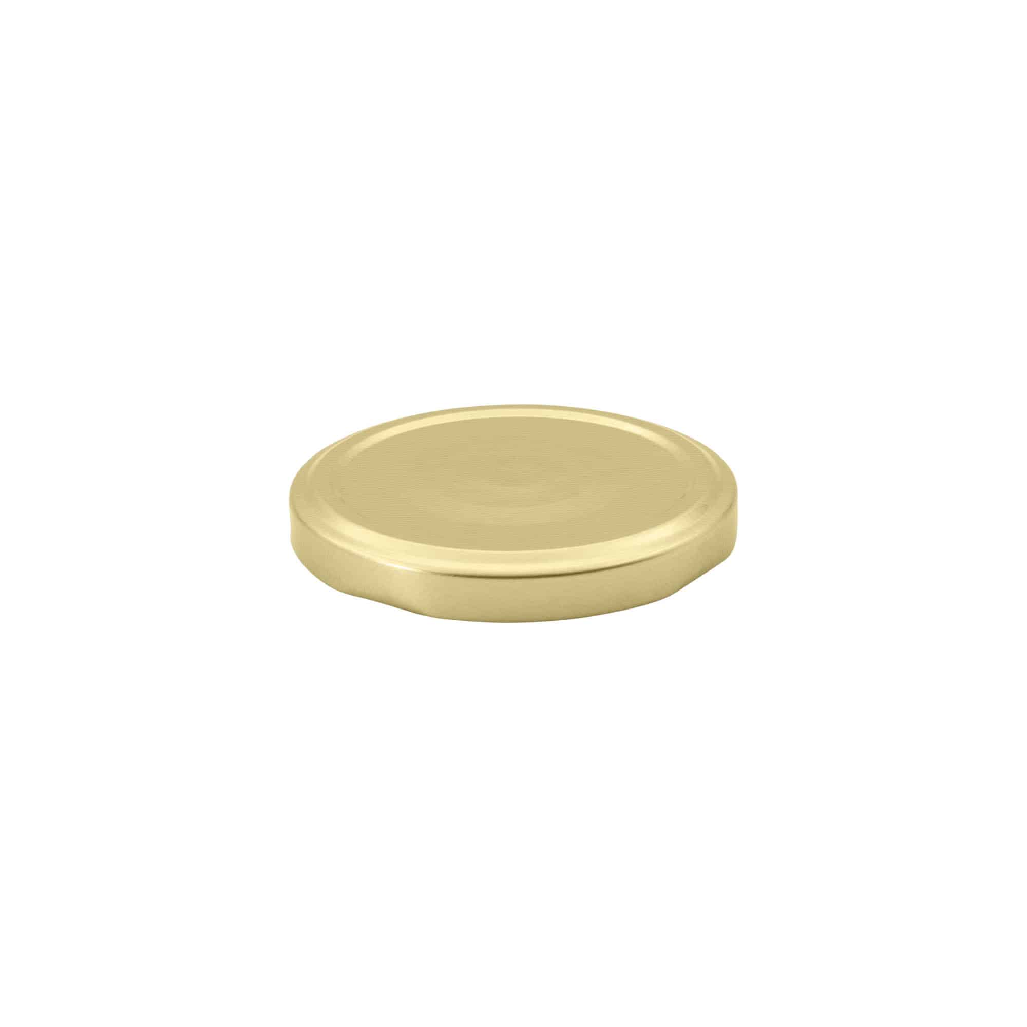 Twist-off-Deckel, Weissblech, sterilisierbar, gold, für Mündung: TO 66