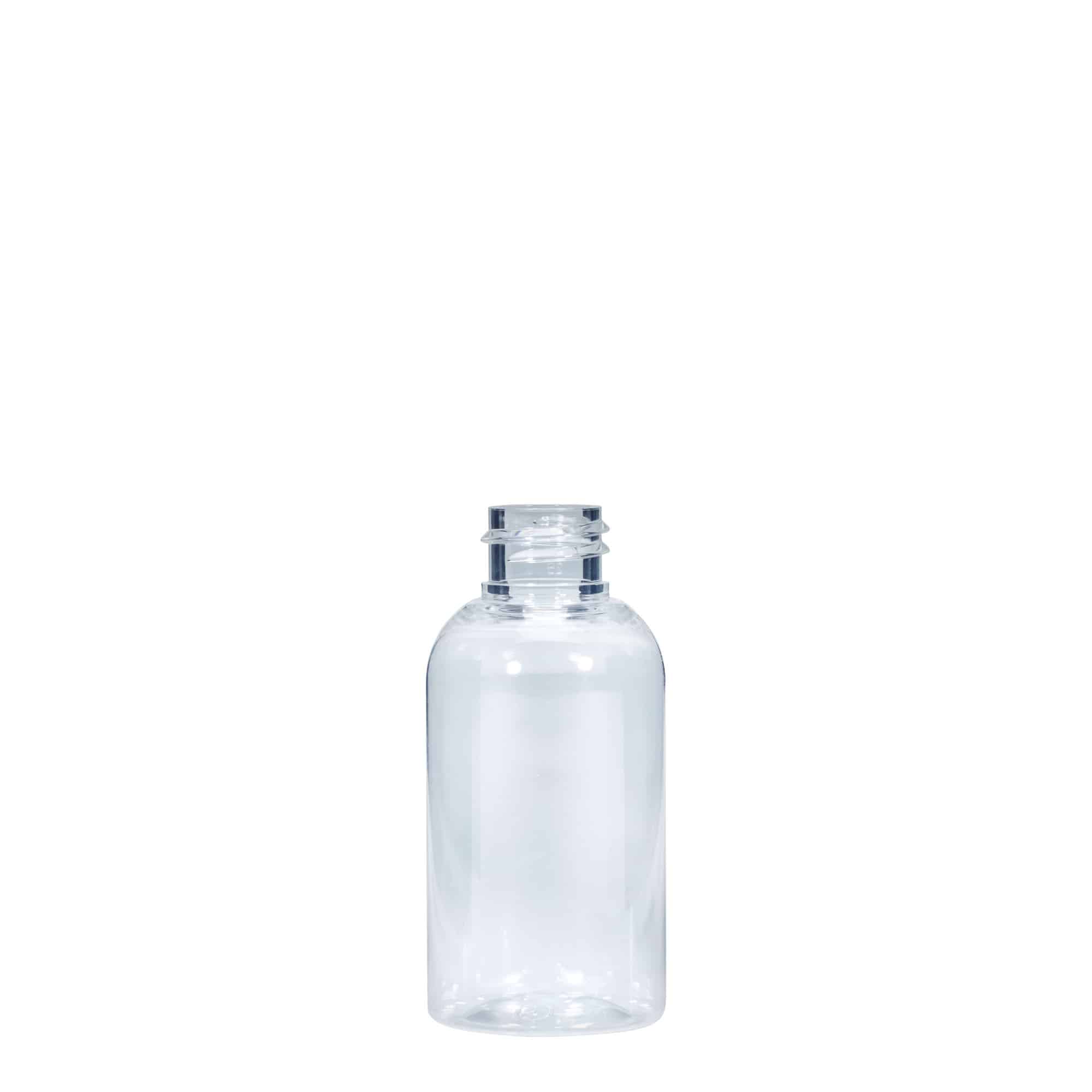 50 ml PET-Flasche «Boston», Kunststoff, Mündung:  20/410