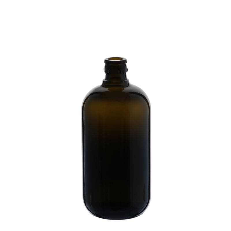 750 ml Essig-/Ölflasche «Biolio», Glas, antikgrün, Mündung: DOP