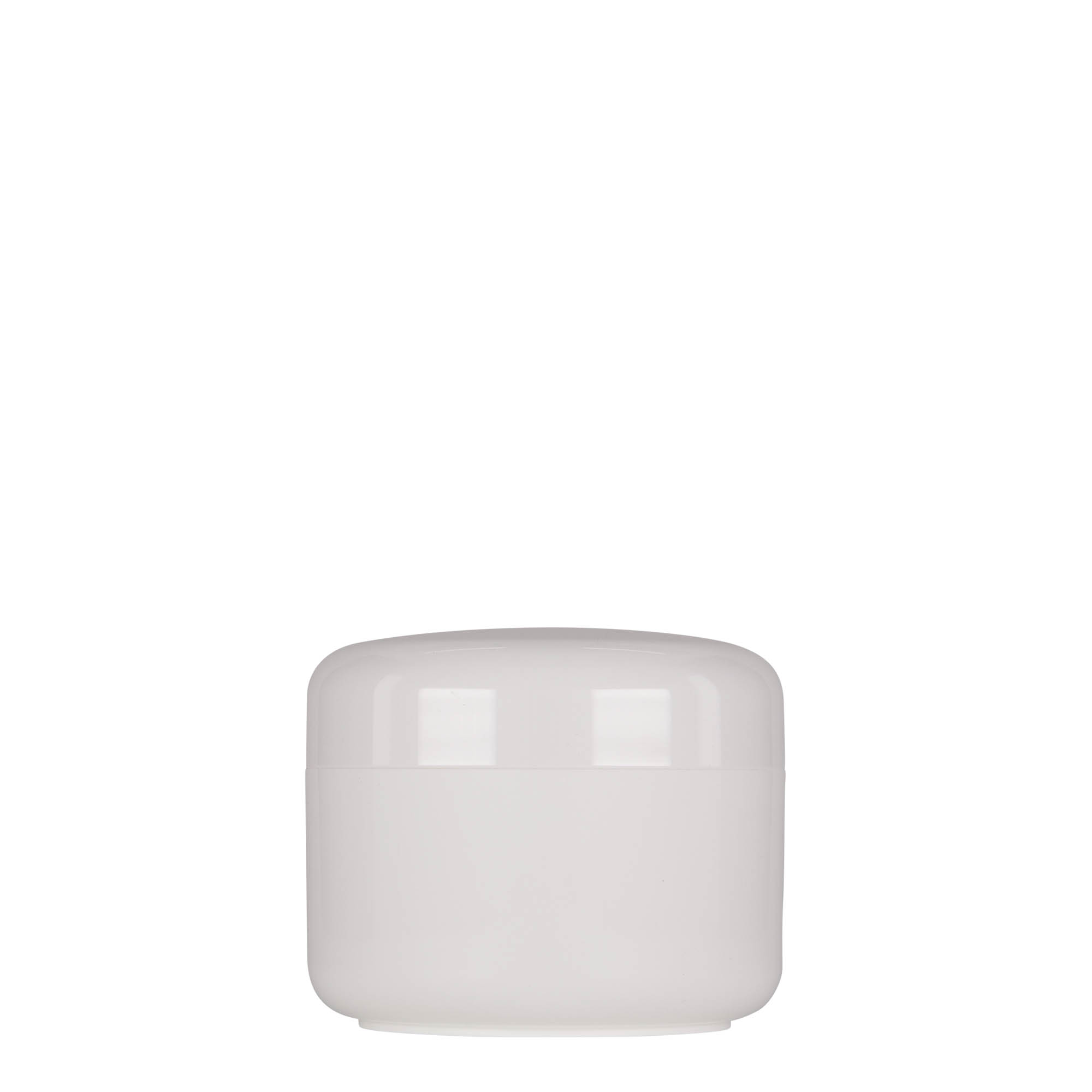 200 ml Kunststoffdose 'Bianca', PP, weiß, Mündung: Schraubverschluss