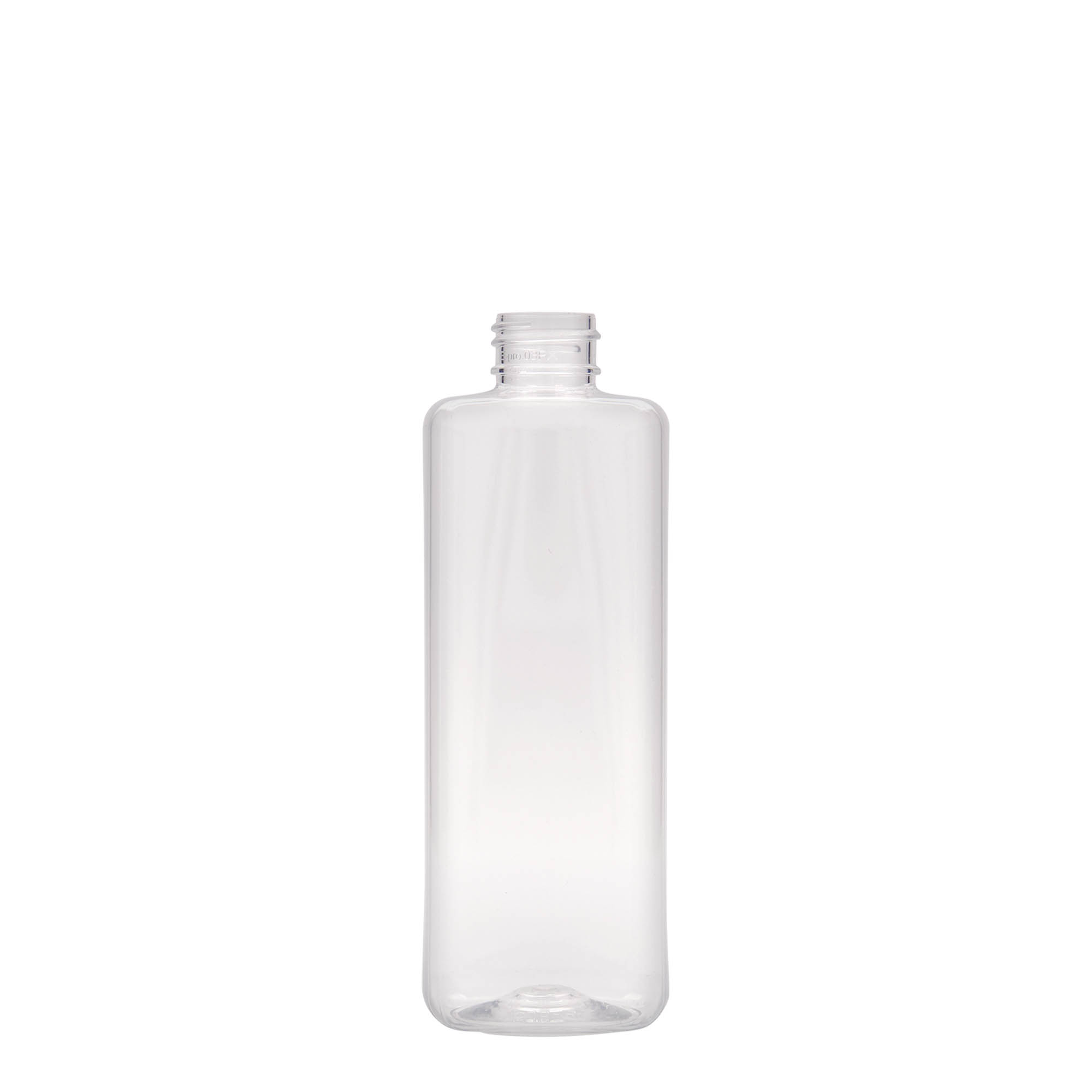300 ml PET-Flasche 'Karl', quadratisch, Kunststoff, Mündung: 24/410