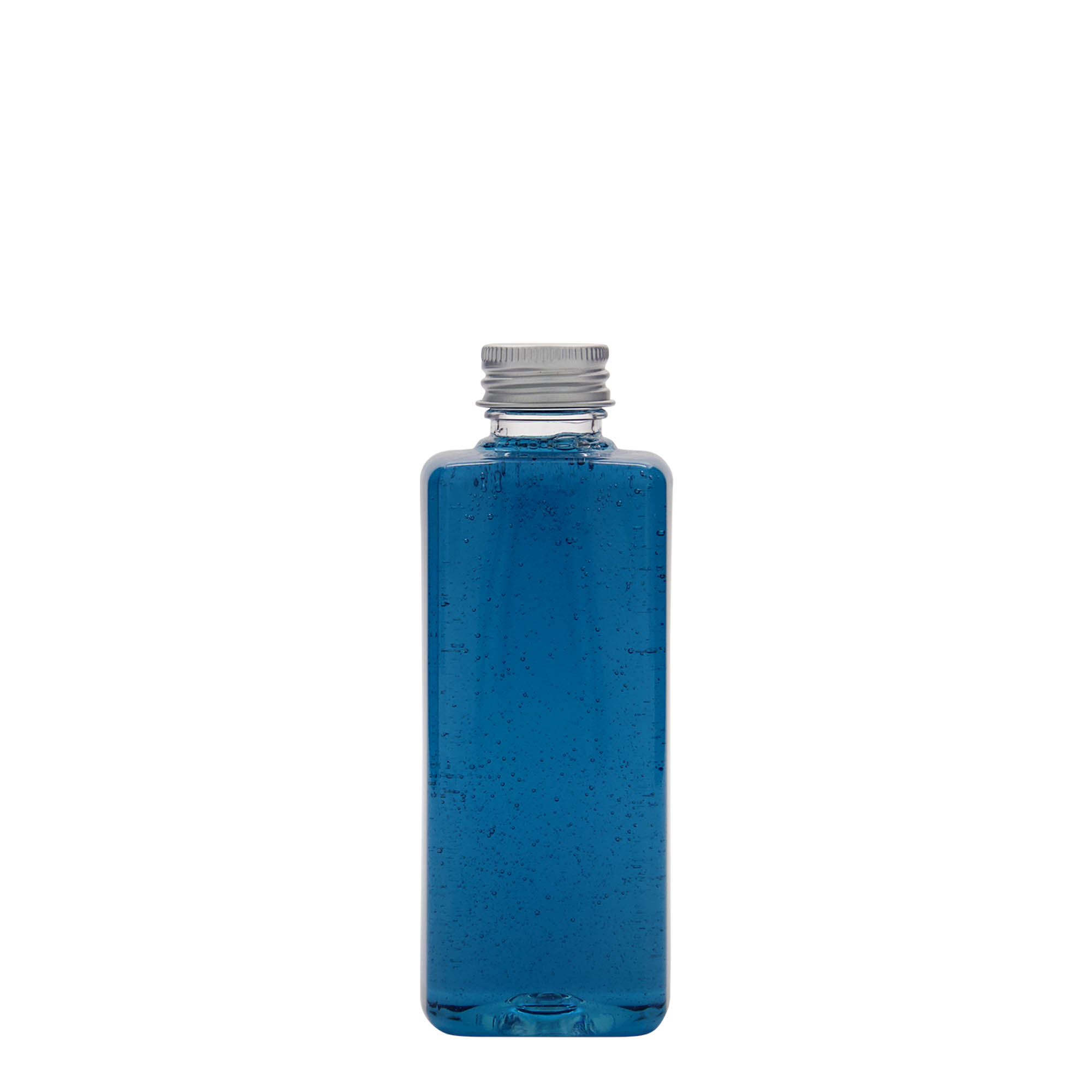 200 ml PET-Flasche «Karl», quadratisch, Kunststoff, Mündung:  24/410