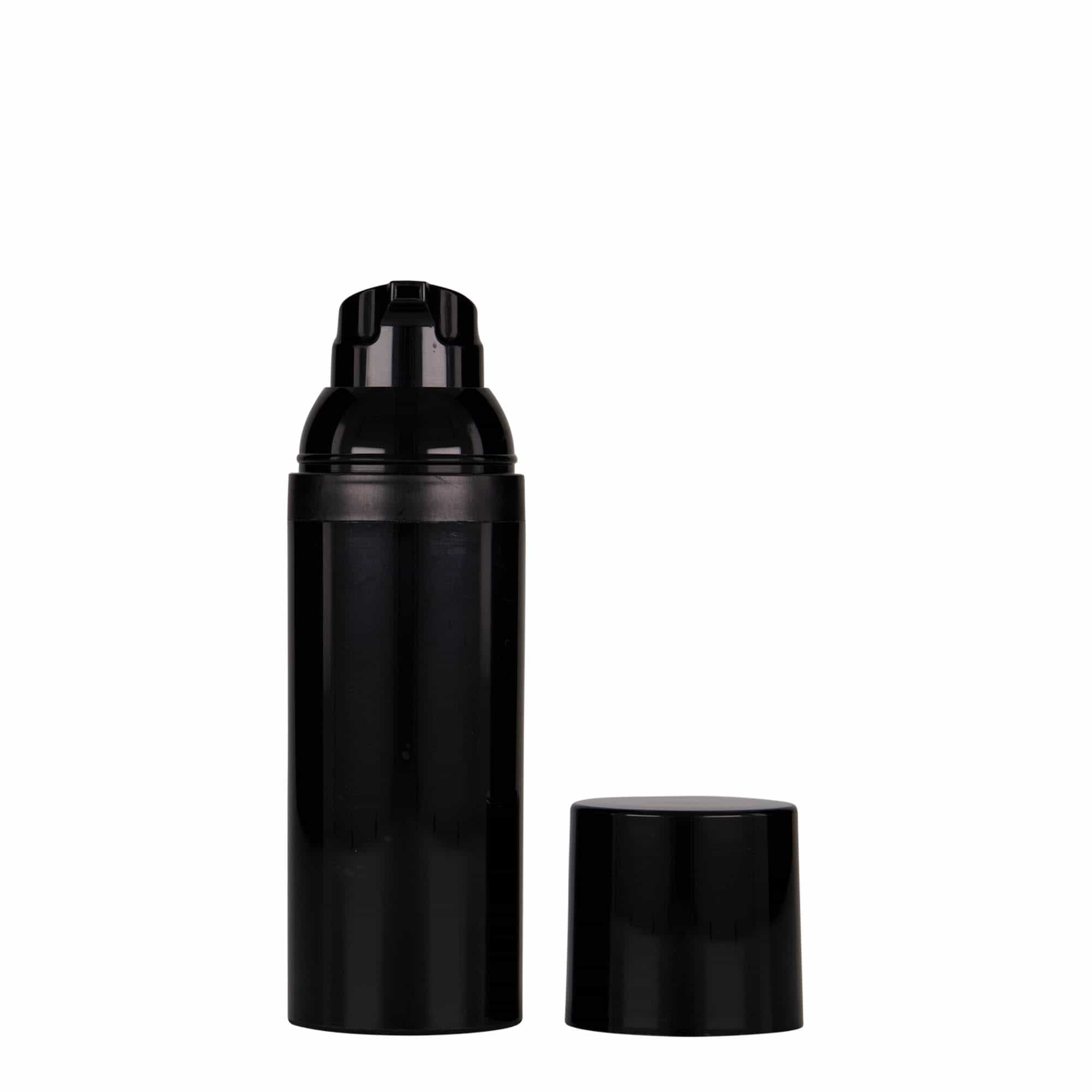 50 ml Airless Dispenser «Mezzo», PP-Kunststoff, schwarz