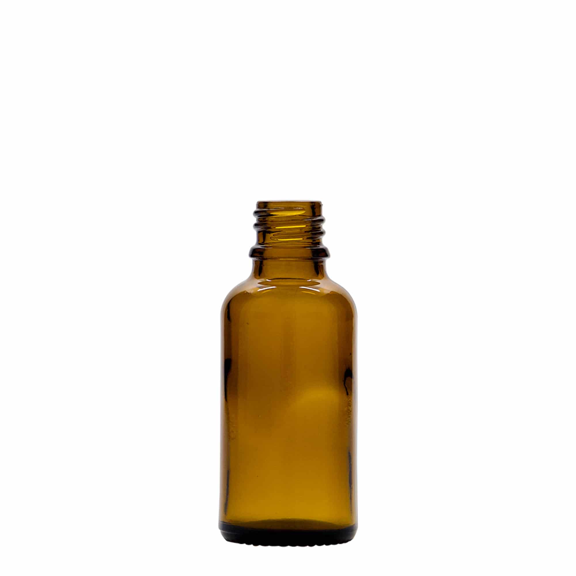 30 ml Sprühflasche Medizin, Glas, braun, Mündung: DIN 18 30 ml Sprühflasche Medizin, Glas, braun, Mündung: DIN 18