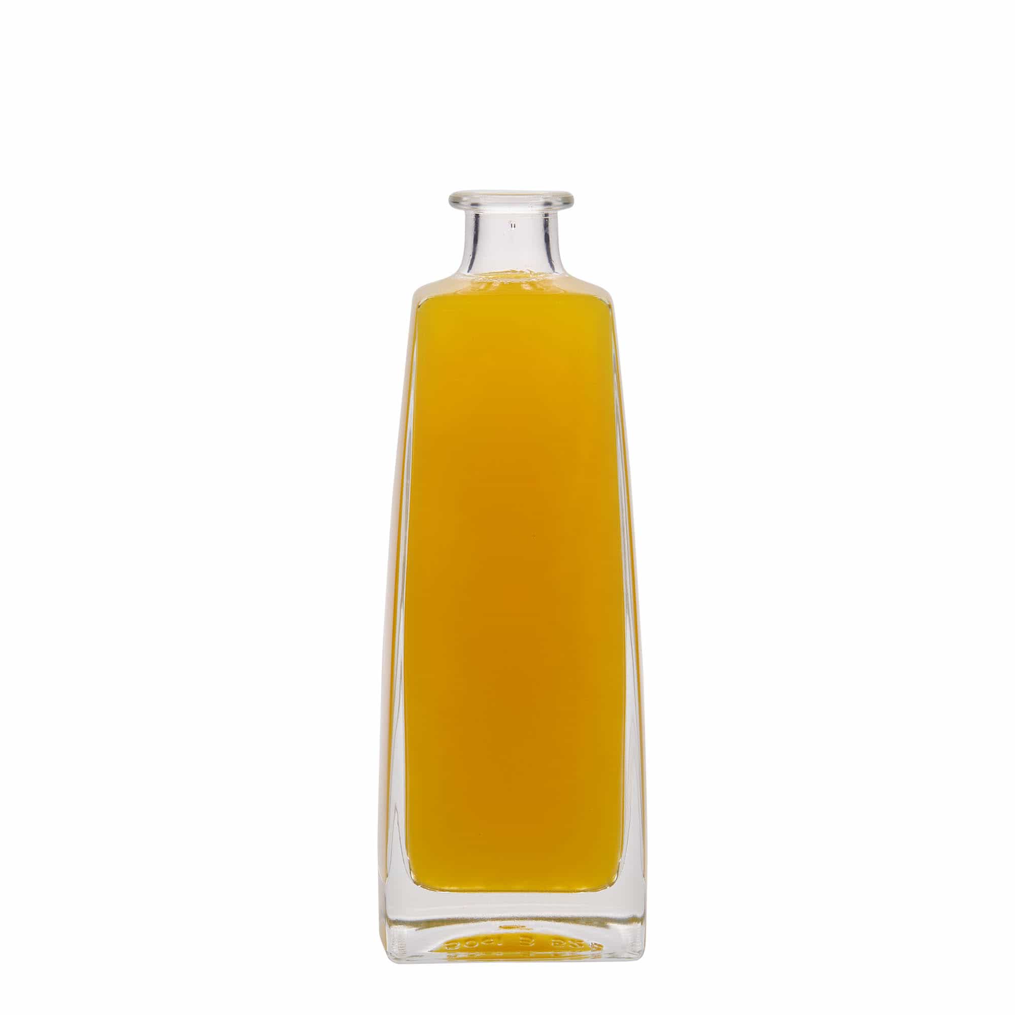 500 ml Glasflasche «Timmy», rechteckig, Mündung: Kork