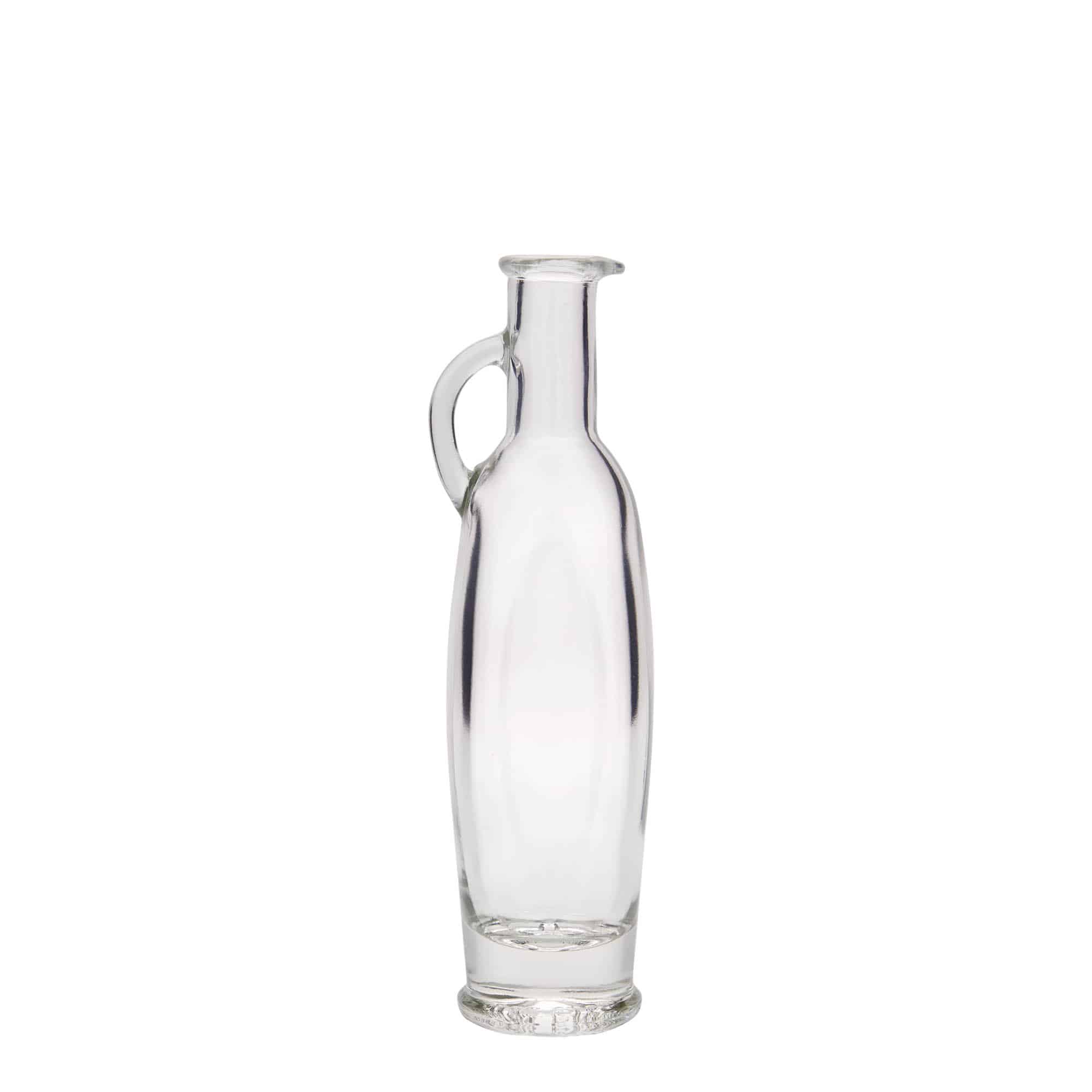100 ml Glasflasche «Eleganta», oval, Mündung: Kork