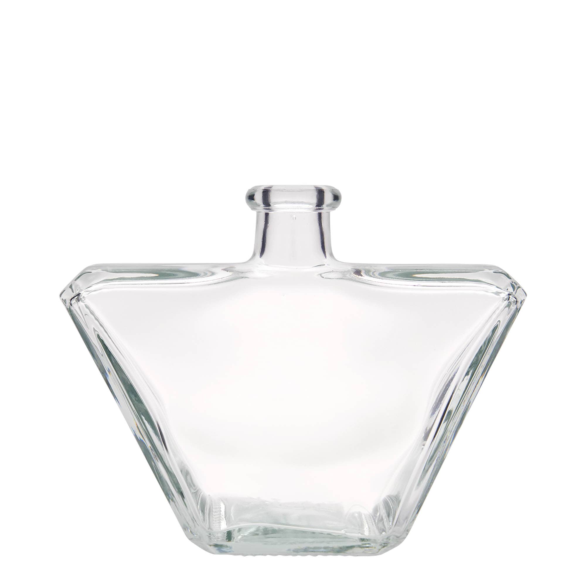 500 ml Glasflasche 'Charly', rechteckig, Mündung: Kork 500 ml Glasflasche 'Charly', rechteckig, Mündung: Kork