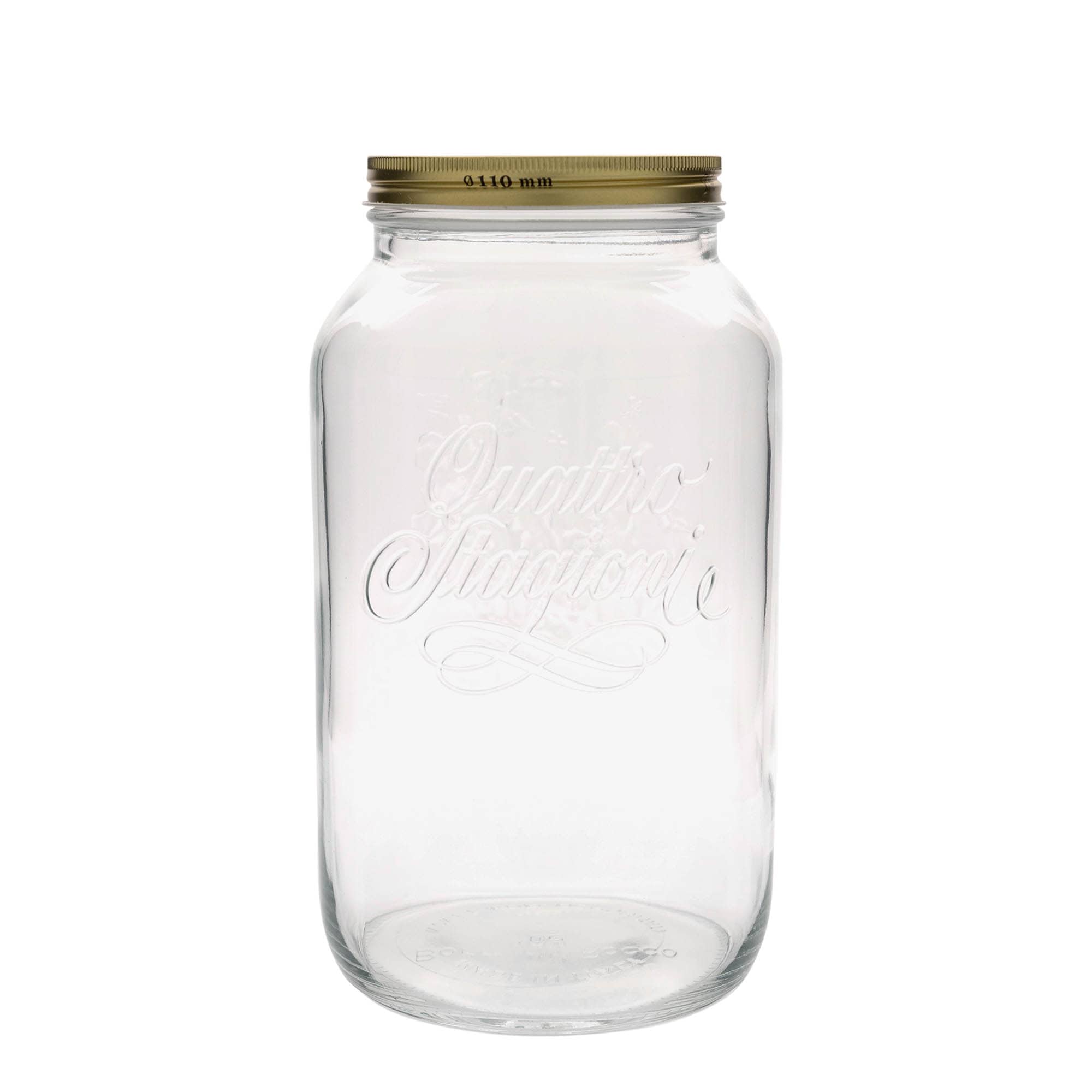 3.800 ml Glas «Quattro Stagioni», Mündung: Schraubverschluss
