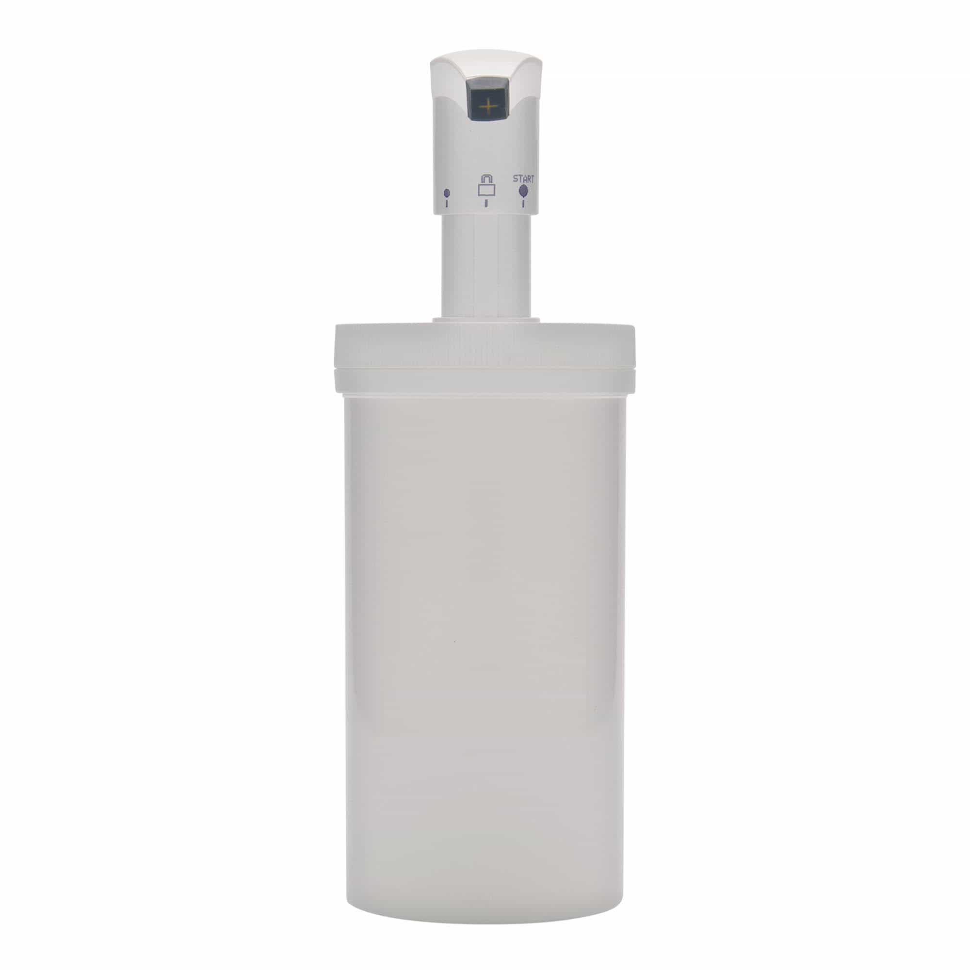655 ml Dispenserflasche «Securibox», PP-Kunststoff, weiss, Mündung: Schraubverschluss