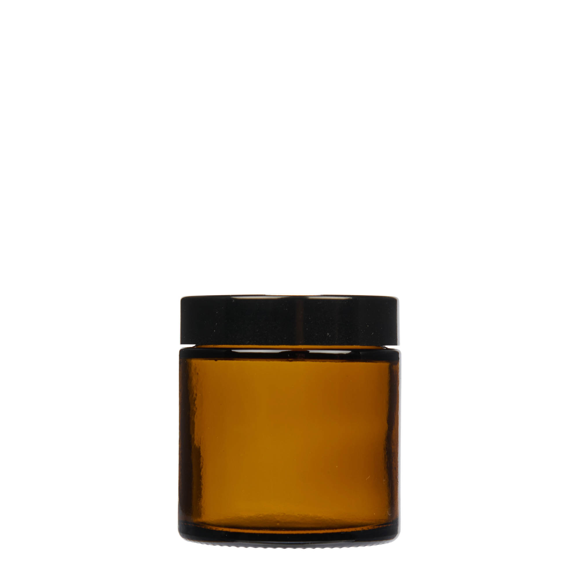 120 ml Tiegel «Brown Line», Glas, braun, Mündung: Schraubverschluss
