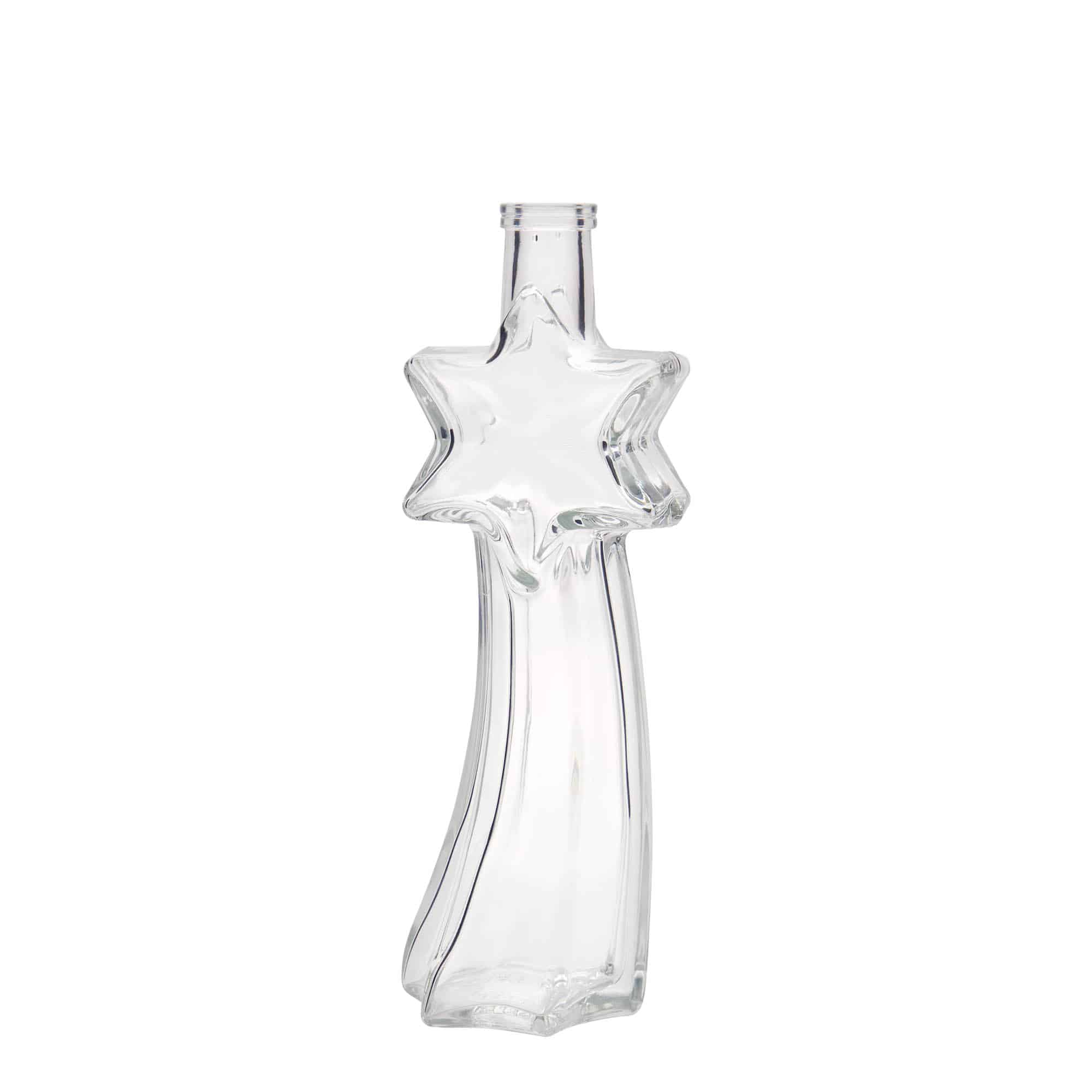 200 ml Glasflasche «Sternschnuppe», Mündung: Kork