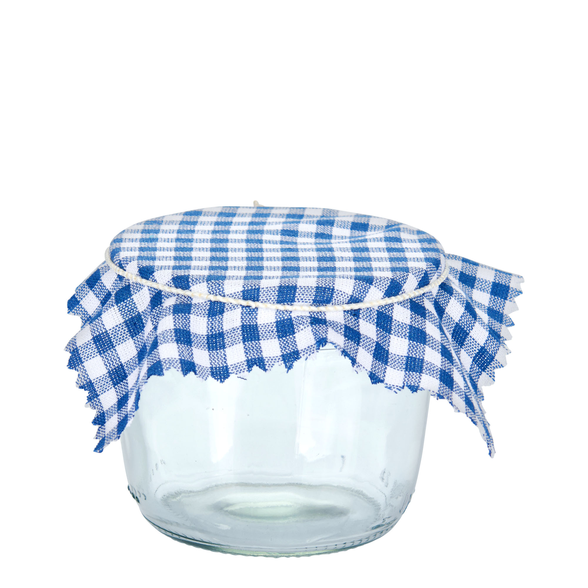 Stoffdeckchen kariert 12x12, quadratisch, Textil, dunkelblau, Mündung: TO38-TO53 Stoffdeckchen kariert 12x12, quadratisch, Textil, dunkelblau, Mündung: TO38-TO53